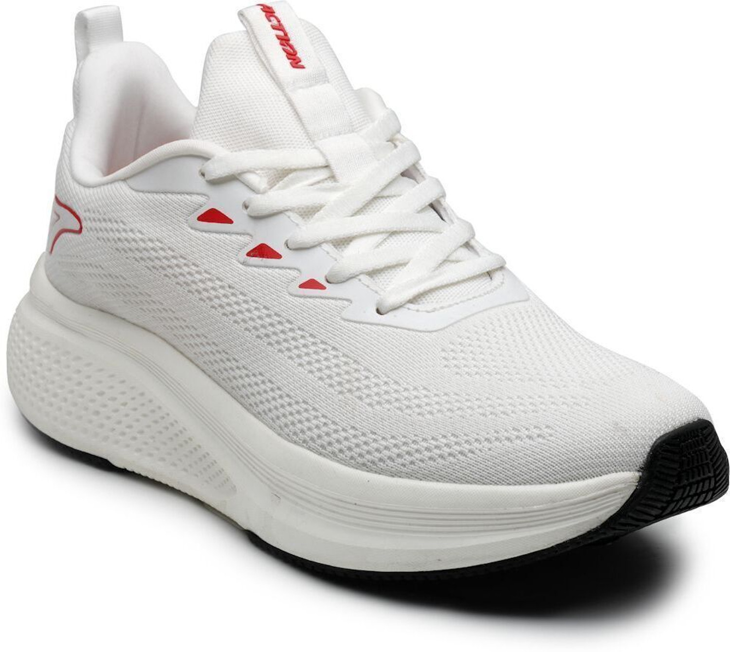 Image of action Athleo RUNNER-134 Lightweight Breathable Comfortable Sports Lace-Ups Running Shoes For Men