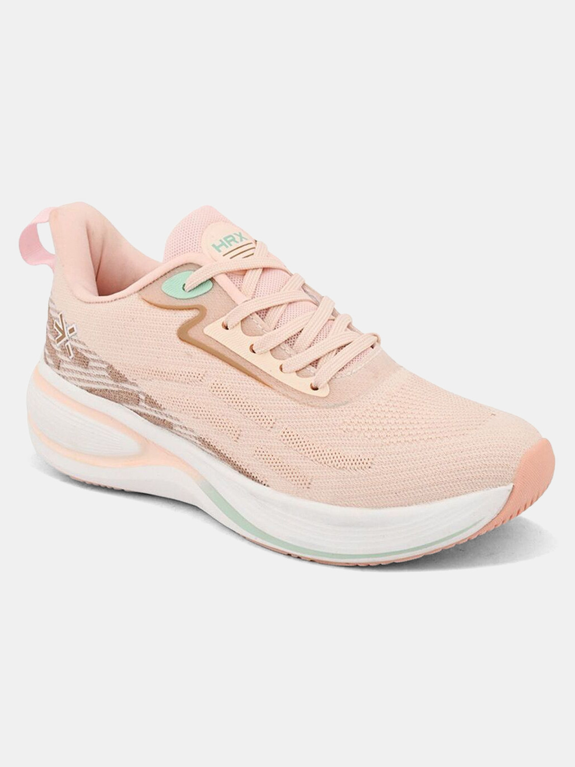 Image of HRX by Hrithik Roshan Peach Game Scape shoes Running Shoes For Women