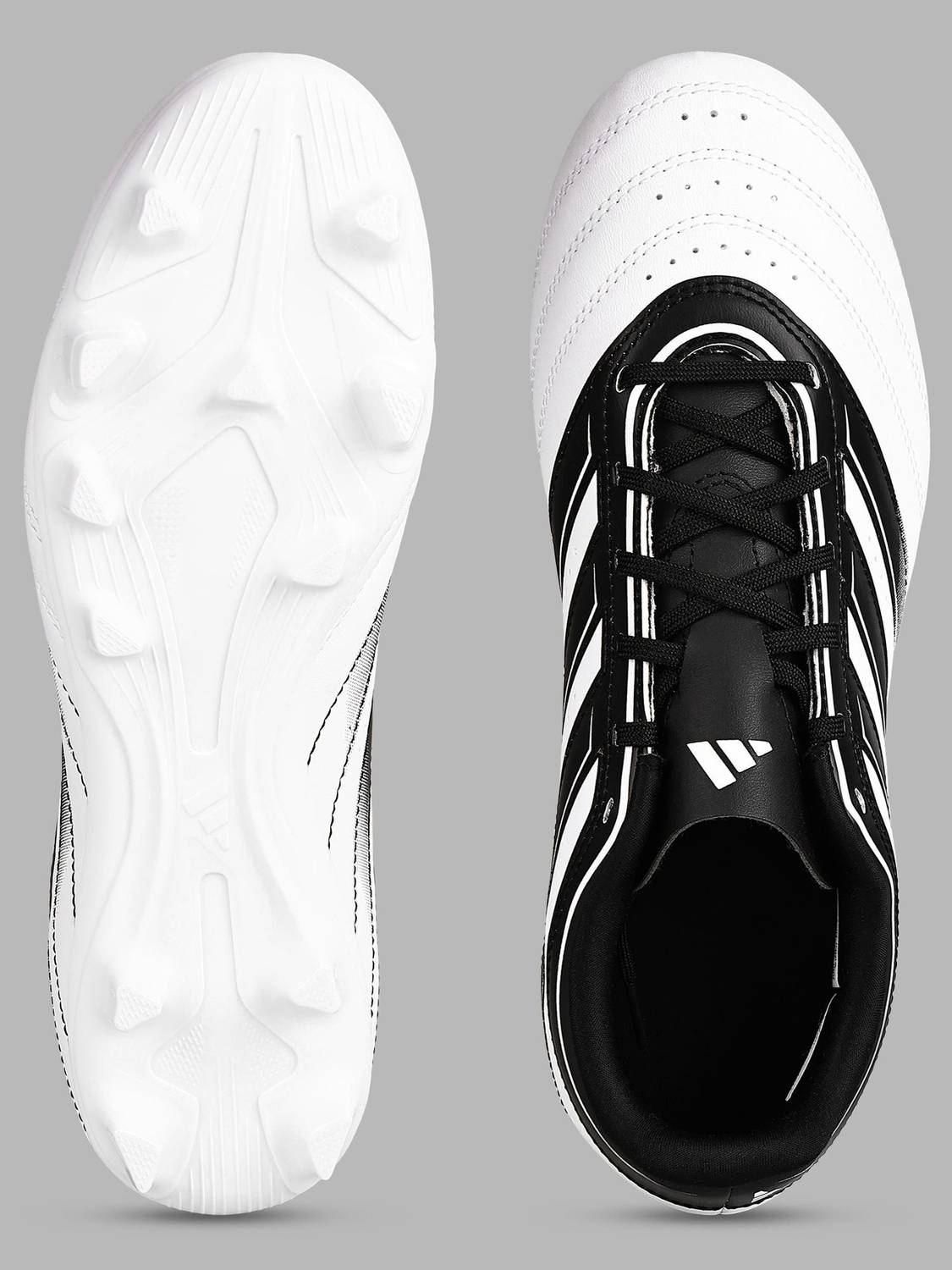 Adidas Foundation FG/MG Football Shoes Unisex White - Image 5
