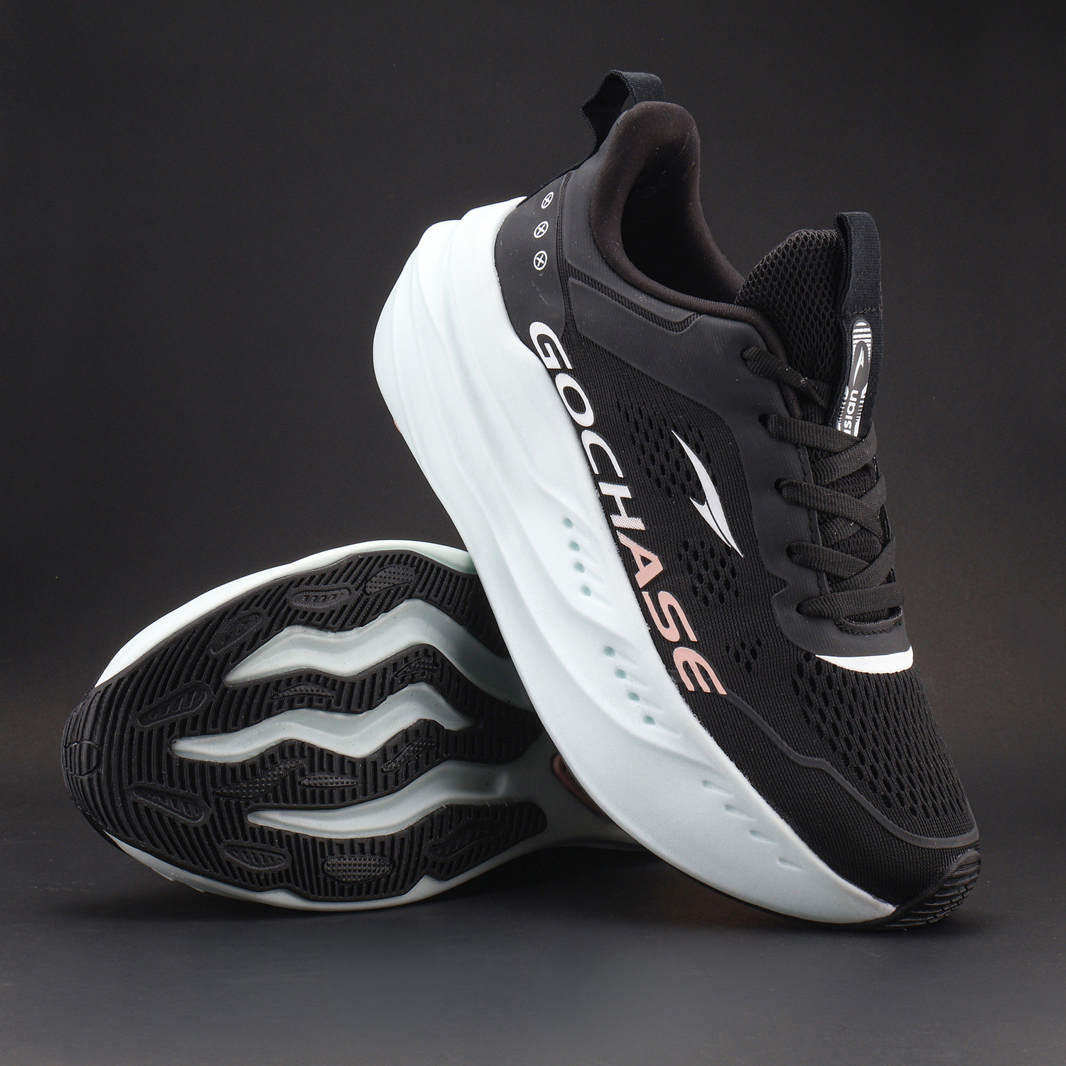 Image of asian Aerofoam-01 Men's Running Shoes with Mesh Upper and Energy Return Sole Running Shoes For Men