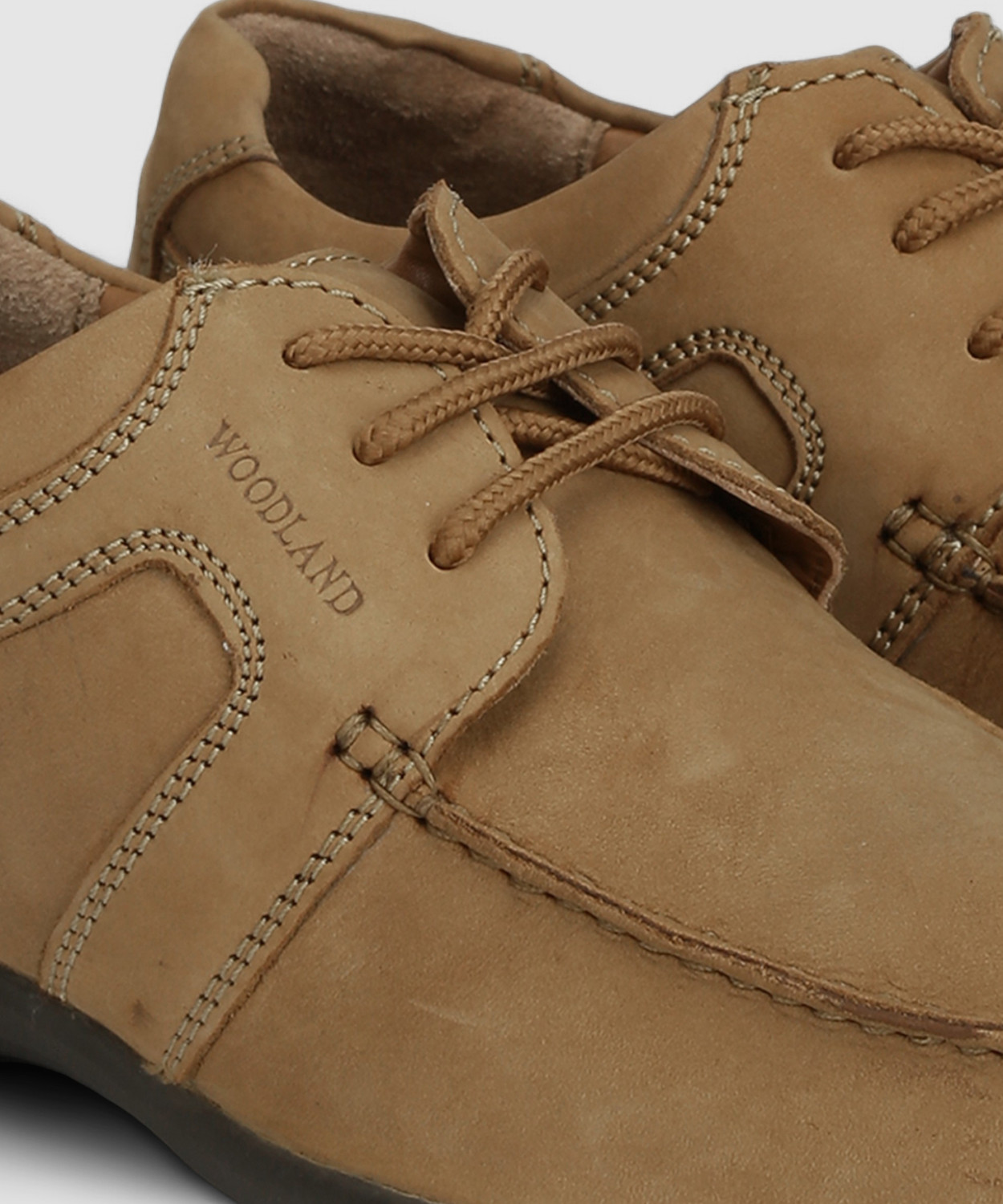 Image of WOODLAND Lace Up Lightweight Breathable Comfortable Daily Use Casual For Men