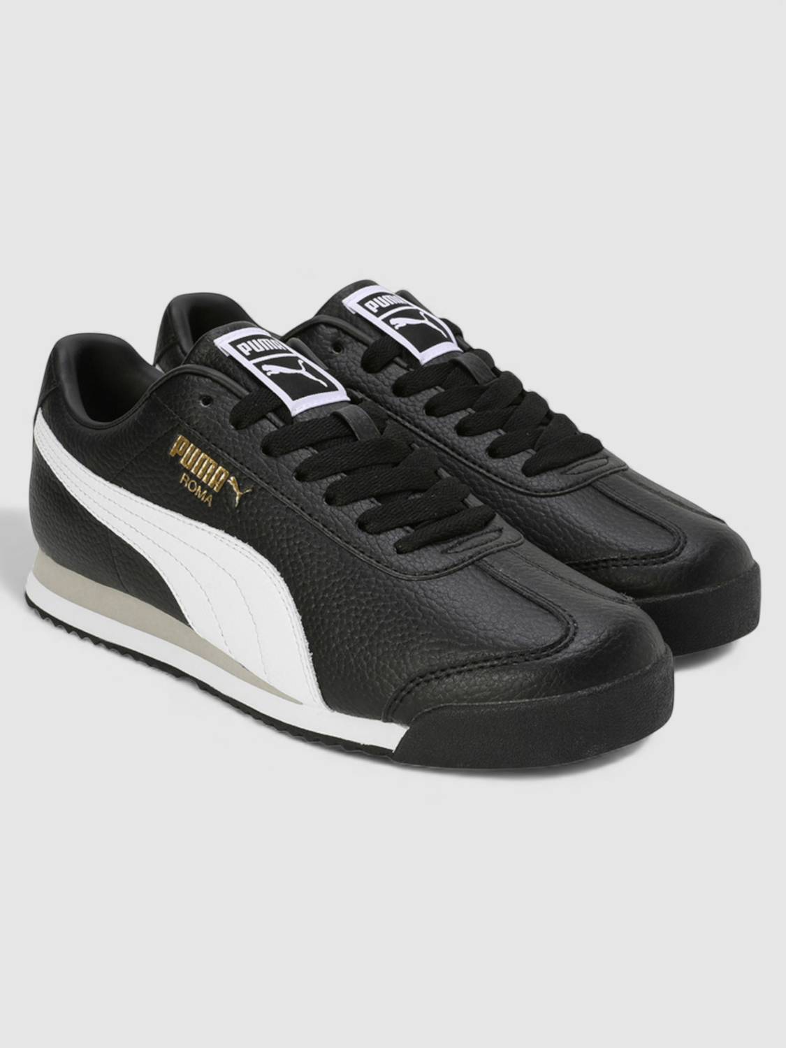 PUMA Roma 24 Standard Black Sneakers For Men - Image 4