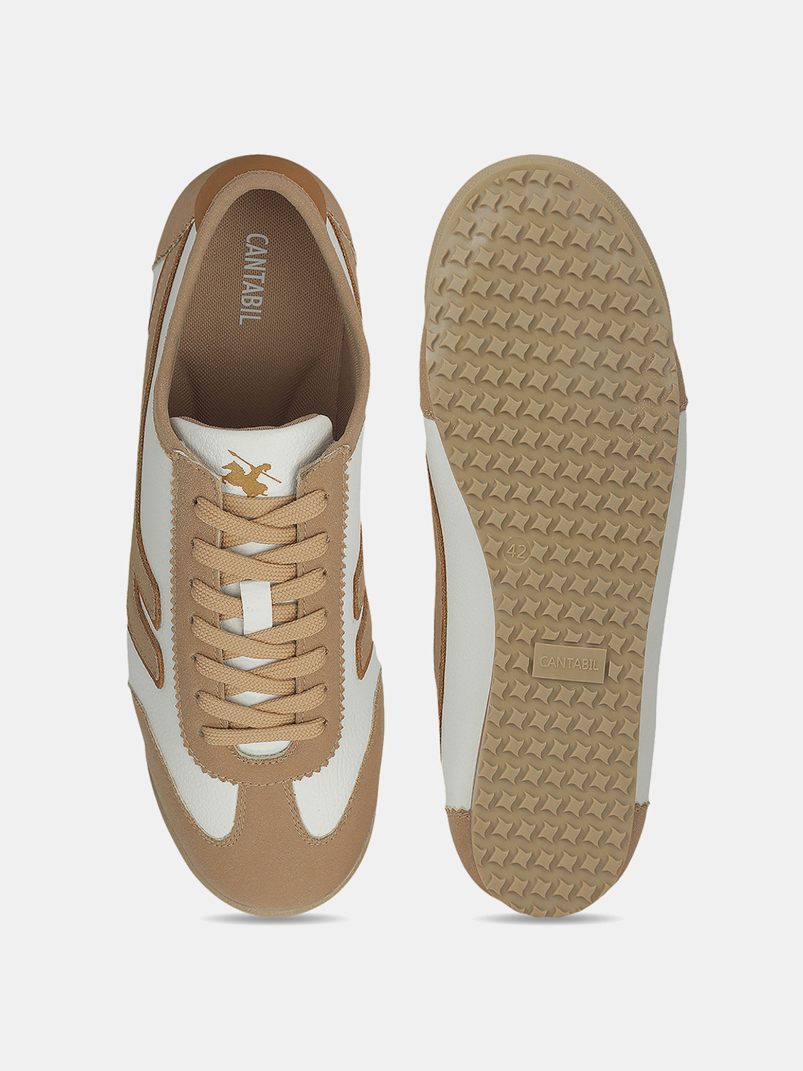 Image of CANTABIL Cantabil Colourblock Casual Sneakers for Men l Lightweight with Cushioned Insole Sneakers For Men