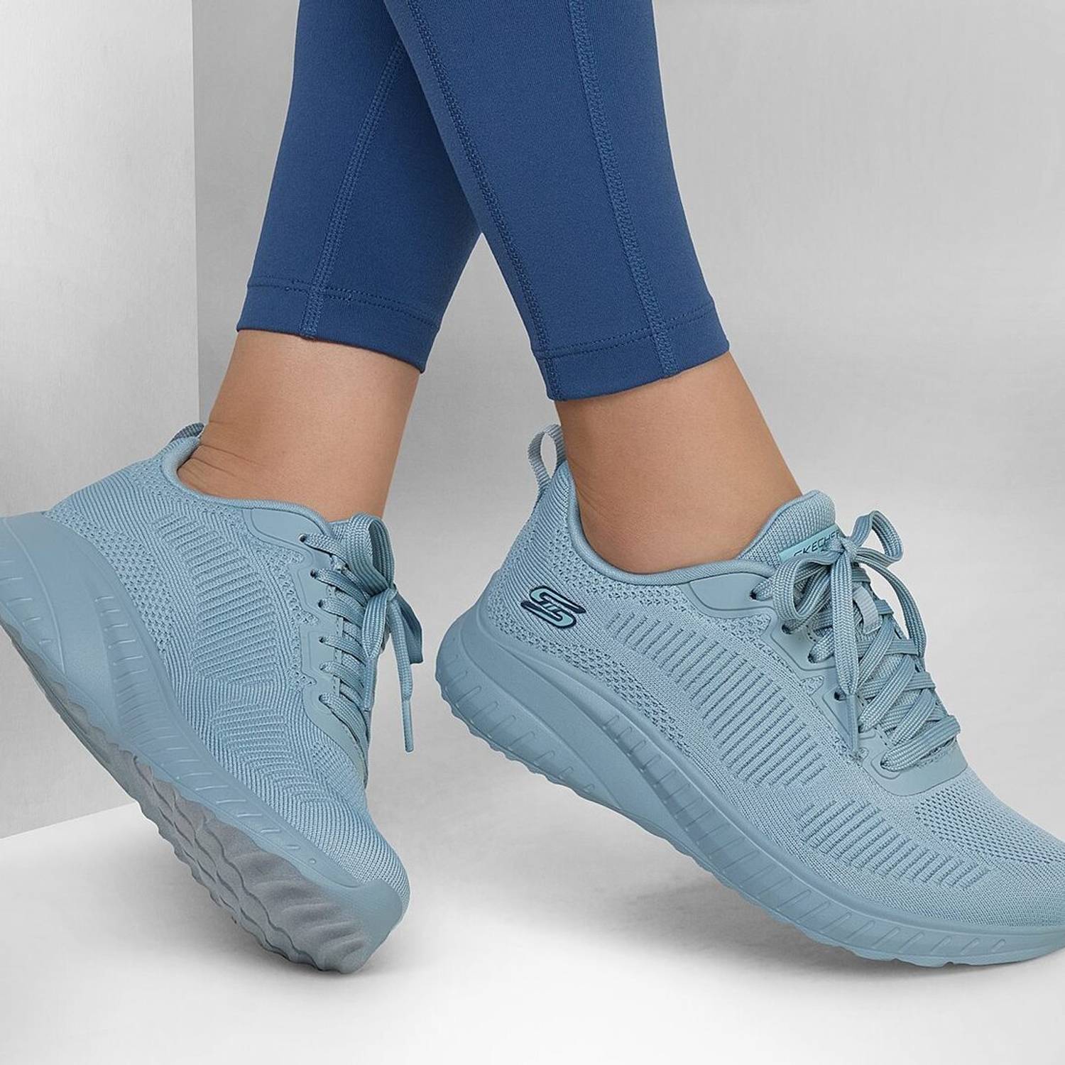 Skechers Sneakers For Women (Blue , 9)