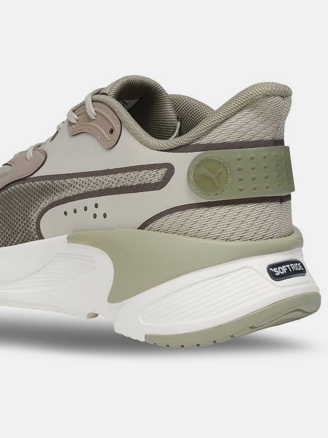 PUMA Softride SwiftSlip Running Shoes for Men, Beige - Image 4