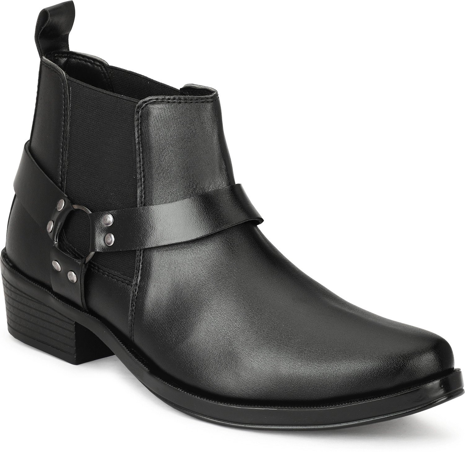 Image of Retro King Chelsea boots for Men|Full Grain Synthetic |Smart Casual Office Boots For Men
