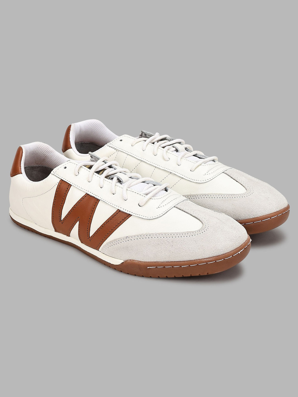 Image of WOODLAND Lace Up Lightweight Breathable Comfortable Daily Use Sneakers For Men