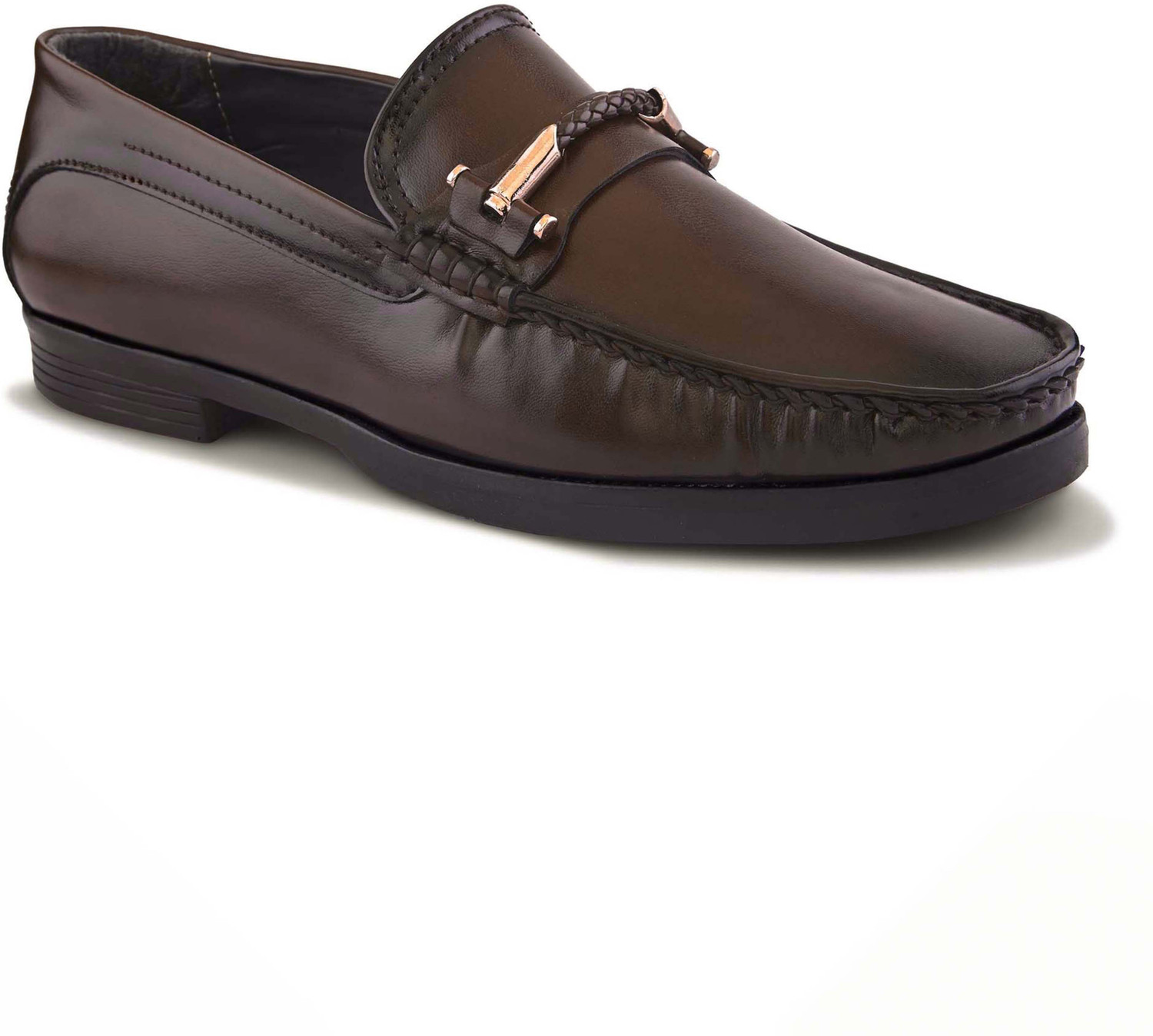 Image of studwalker Men's Formal Metal Bit Slip-On Loafer Shoes Loafers For Men
