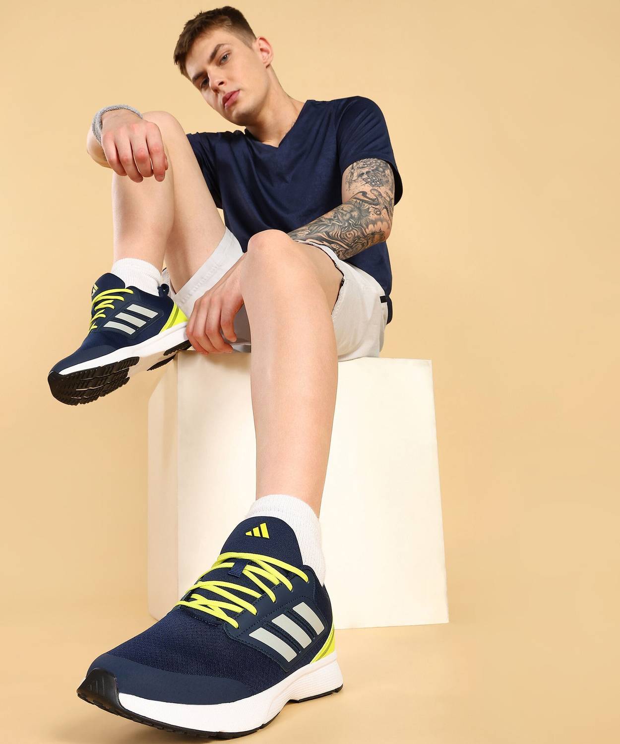 Adidas Stunicon M Blue Running Shoes For Men - Image 4