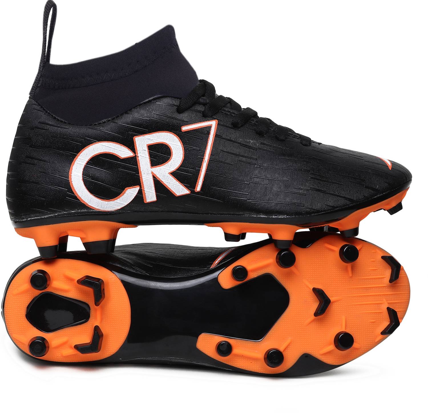 Axpro CR7 Ronaldo Black Football Shoes - Image 2