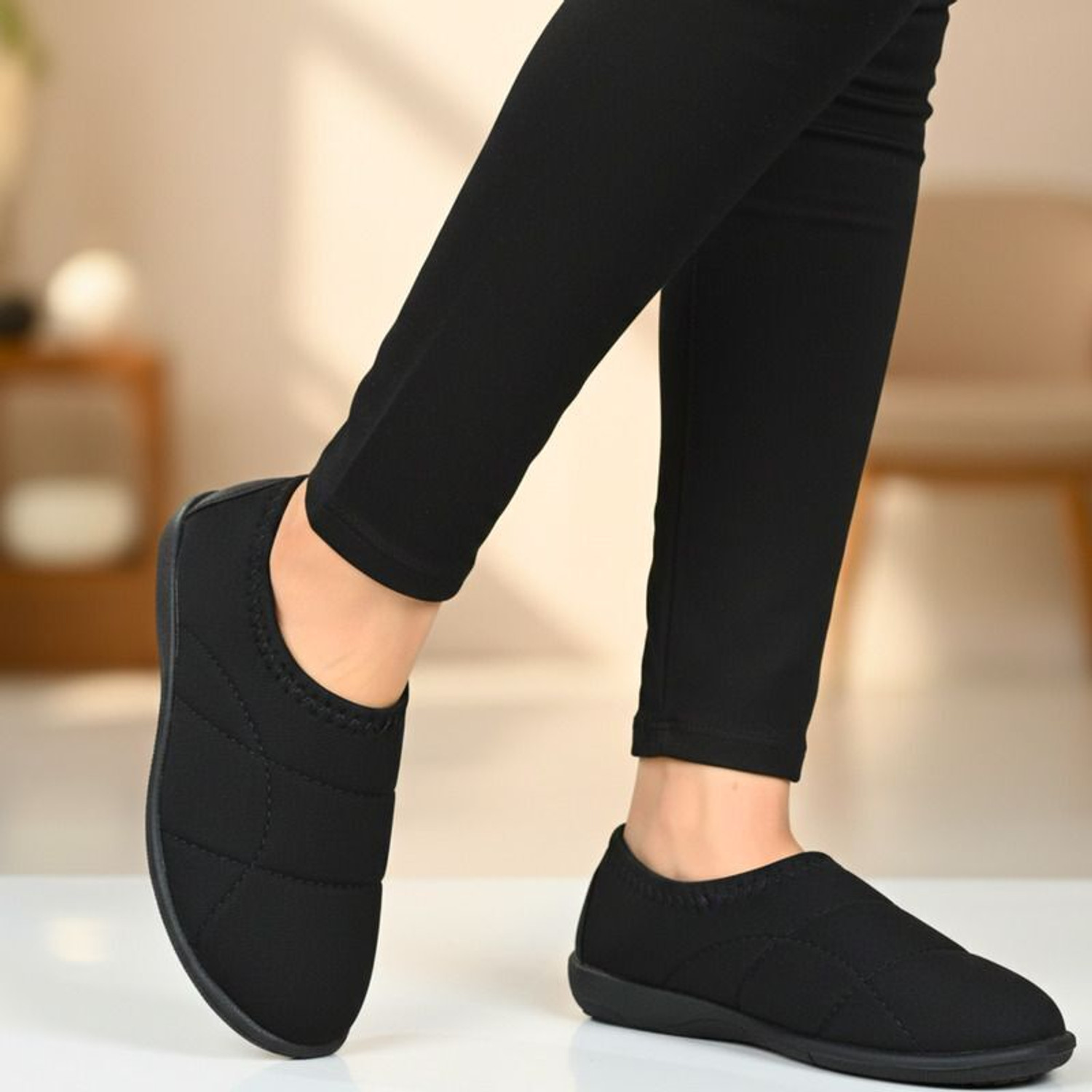 Image of airaqua Winter Bellies for Women Memory Foam Lightweight Comfortable Daily Wear Shoes Women Bellies