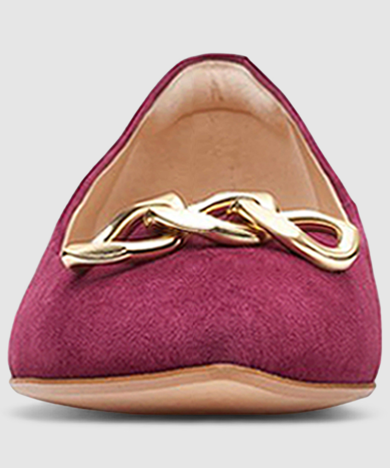 Image of CLARKS Laina15 Trim Merlot Sue Casuals For Women (Purple, 6.5)