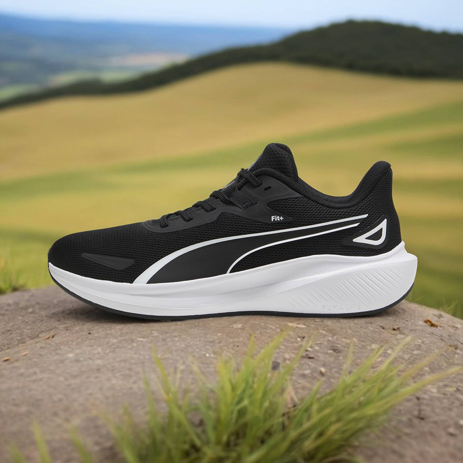 PUMA Skyrocket Lite Black Running Shoes For Men - Image 1
