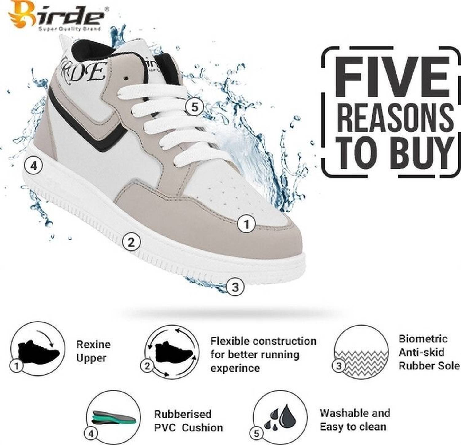 Birde Men's Premium Comfortable Casual Shoes - Image 2