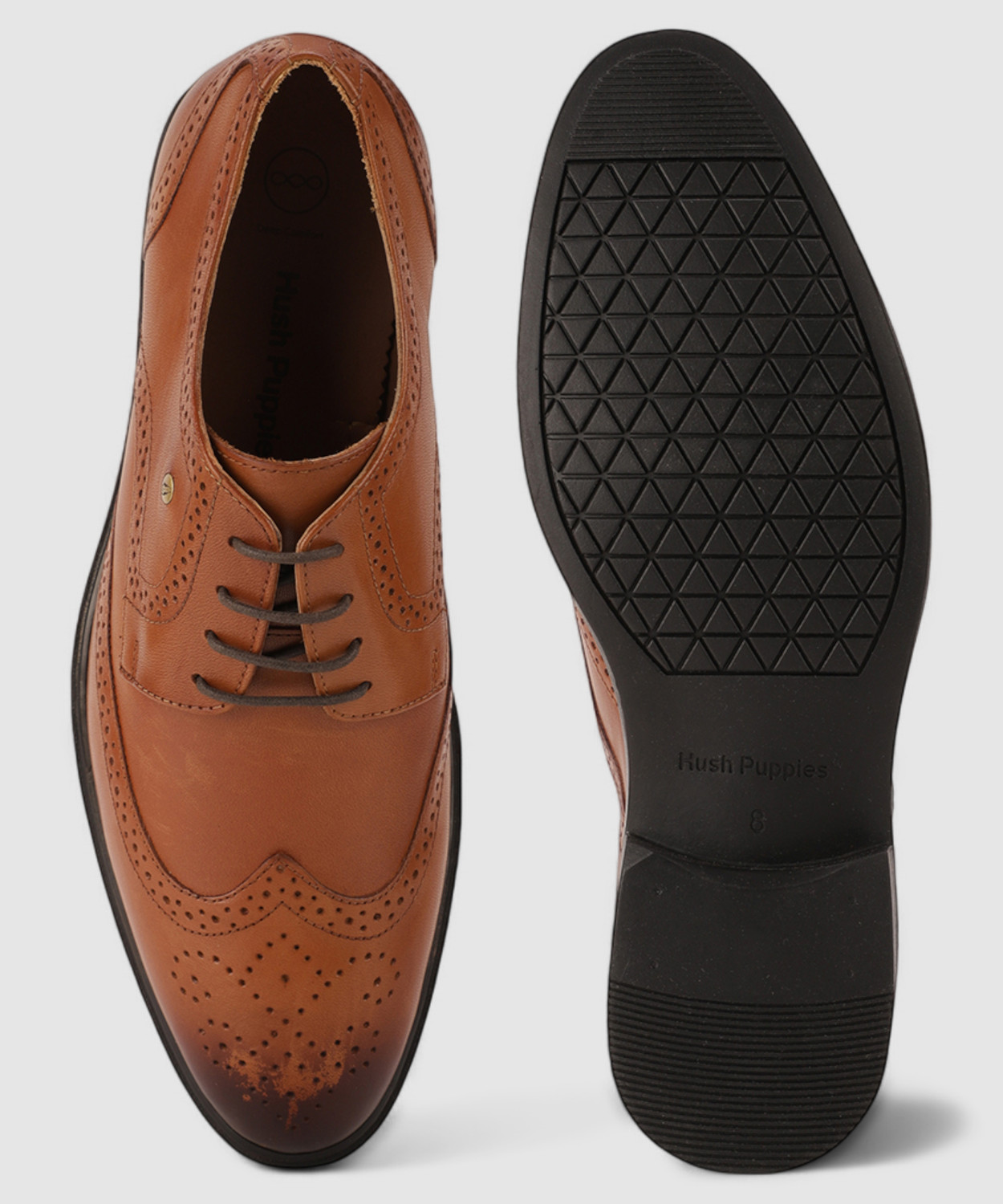 Image of HUSH PUPPIES Zampa Crust Derby For Men