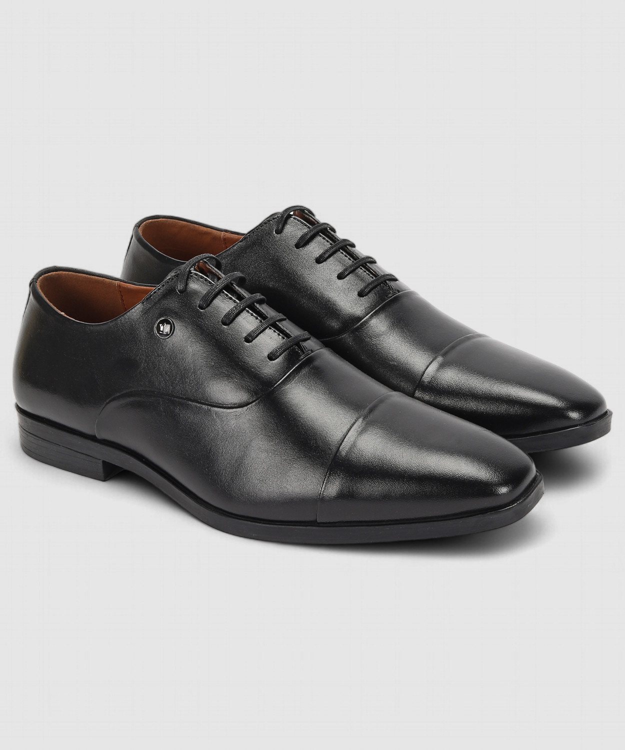 Image of LOUIS PHILIPPE Premium Leather Breathable Anti-Slip with Heel Formal Oxford For Men