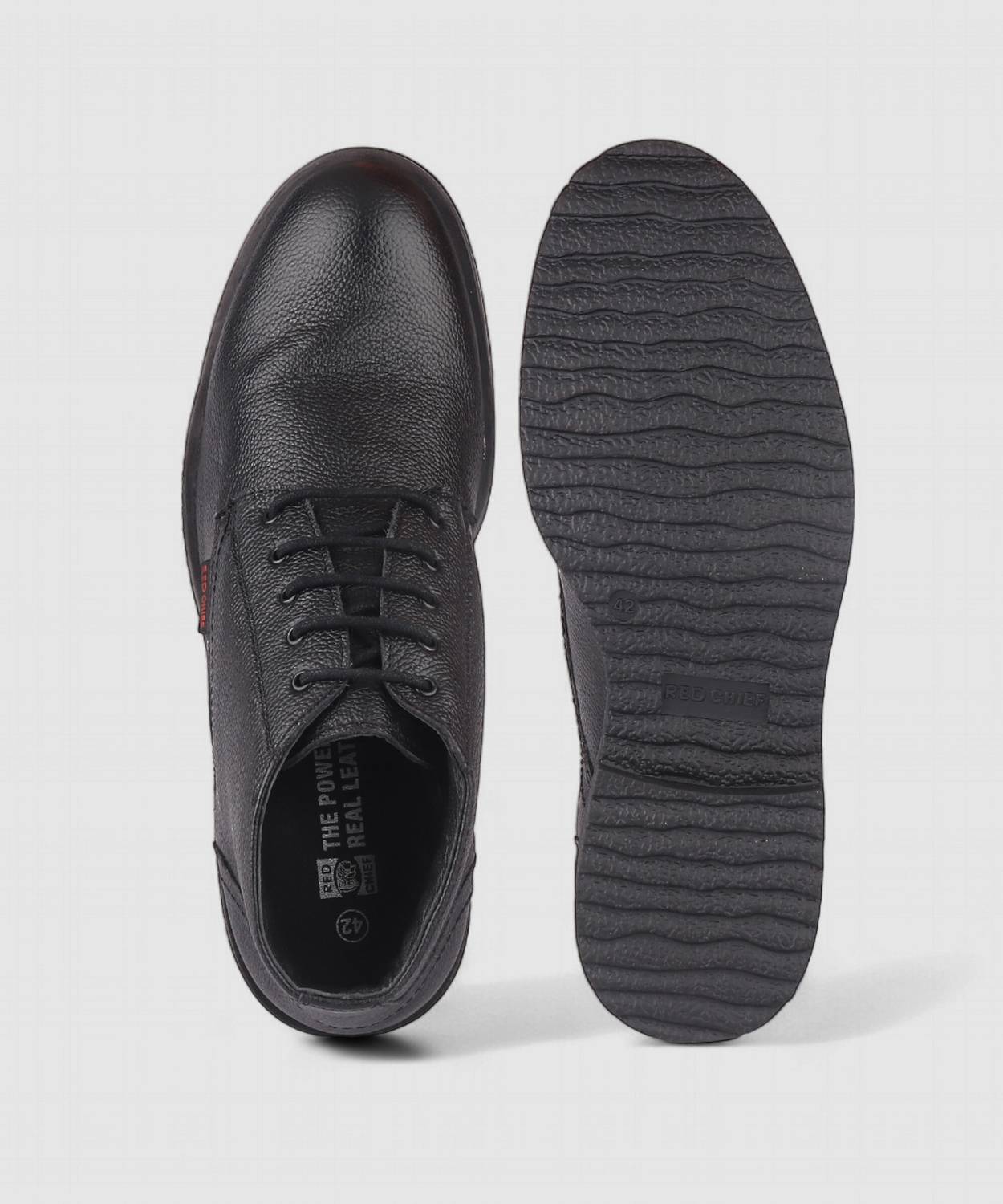 RED CHIEF RC3808 001 Black Derby Boots - Image 3