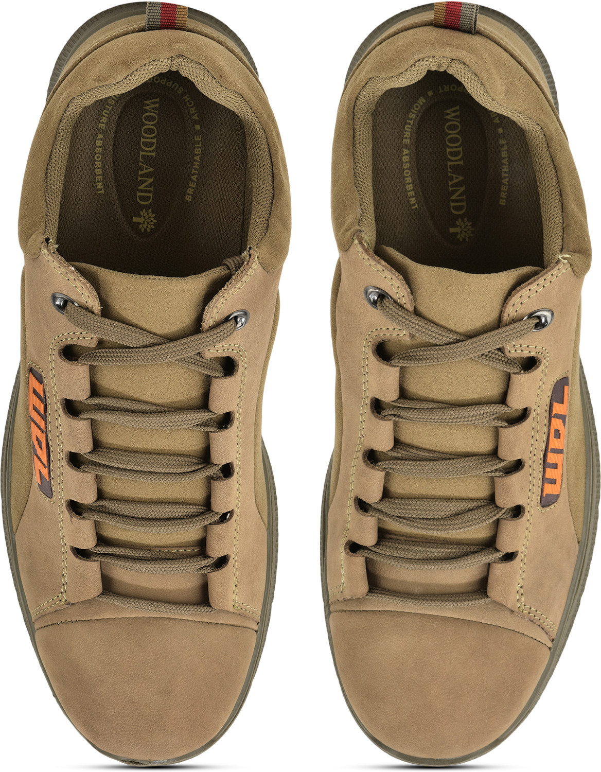 Image of WOODLAND Lace Up Lightweight Breathable Comfortable Daily Use Casuals For Men