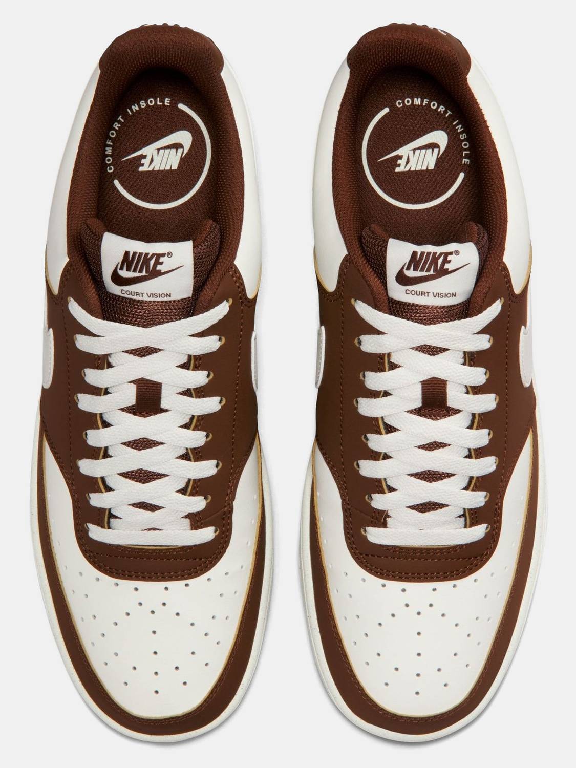 NIKE Court Vision Low Sneakers (White) - Image 5