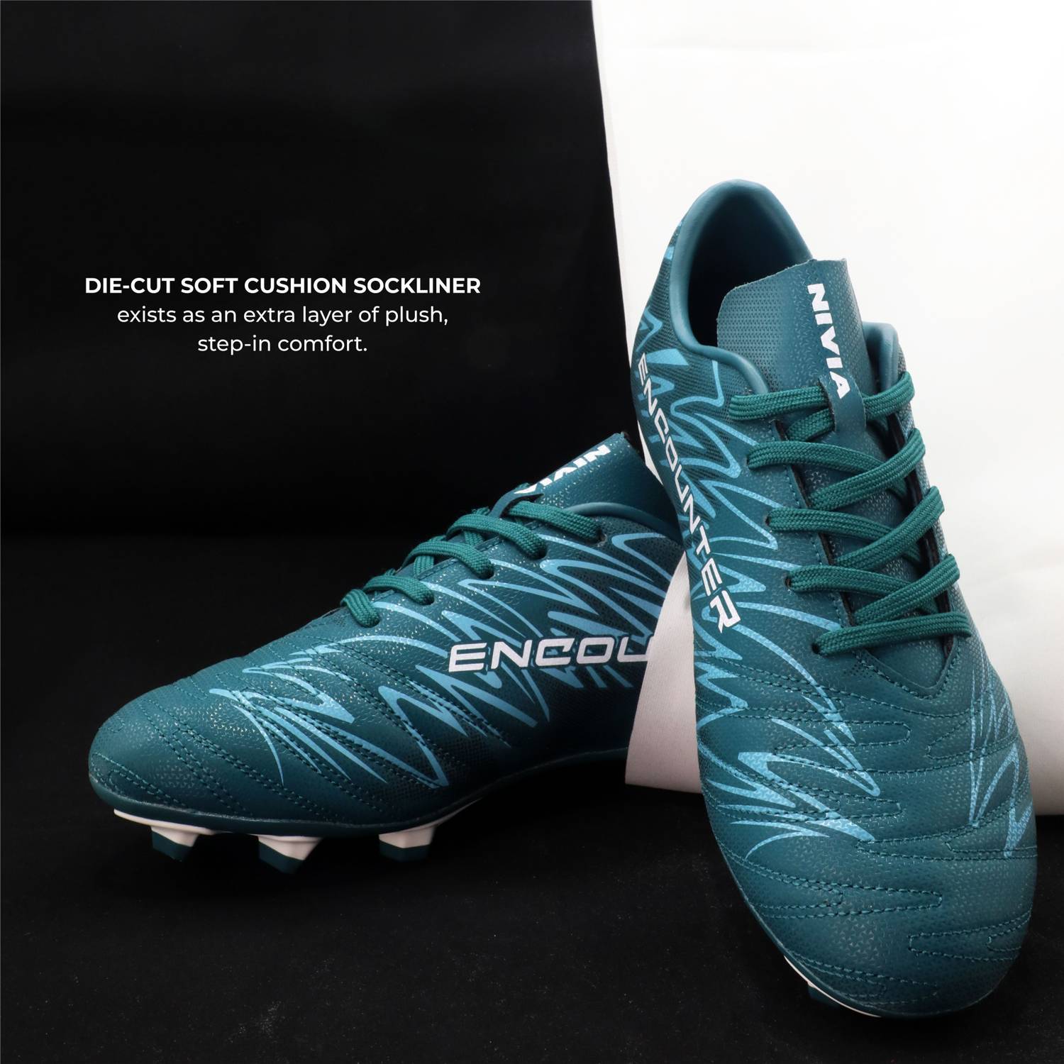 NIVIA Encounter 11.0 Men's Football Shoes Green - Image 4