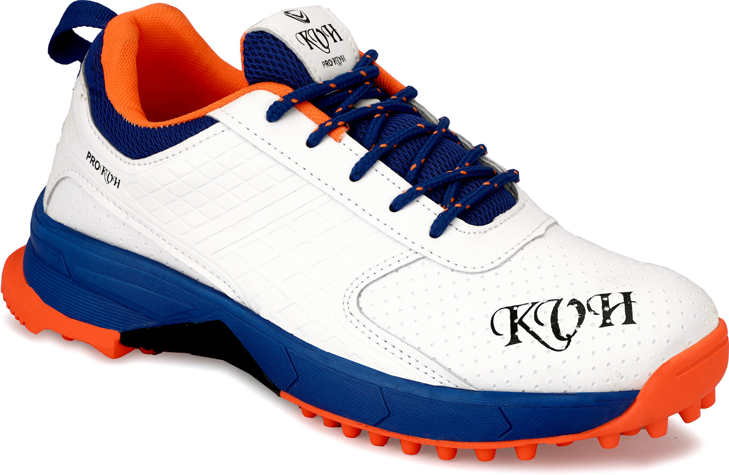 Image of PRO KVH Cricket Shoes for Men: All-Round Performance with Rubber Spikes for Turf & Grass Cricket Shoes For Men
