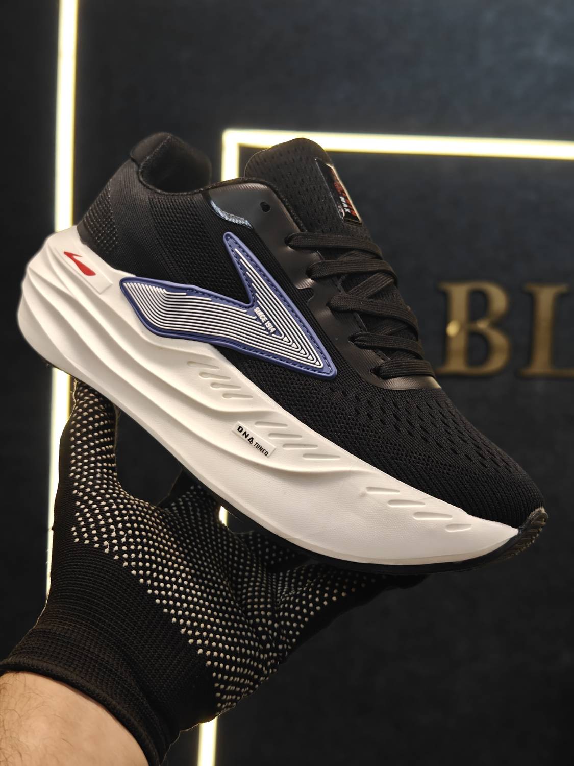 ZB Glycerin Max Men Black Sneakers - Image 3