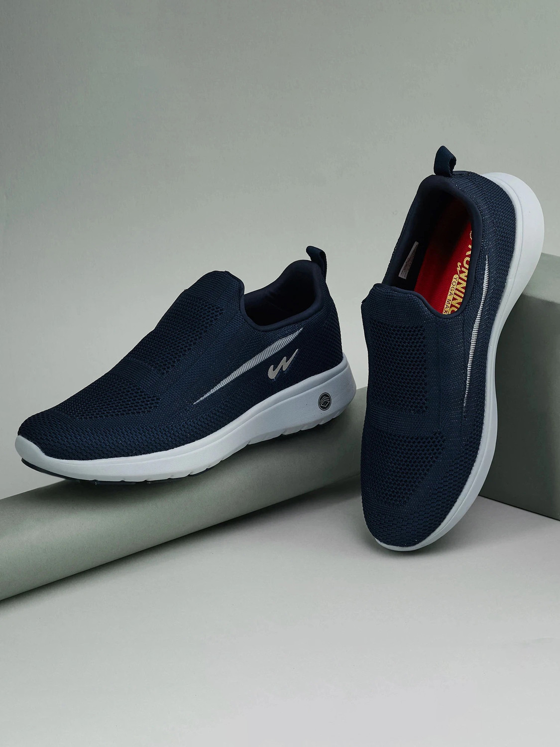 Image of CAMPUS DRAFT Men's Casual Shoes | Molded Insole with Anti-Skid Sole Design | Slip-On Casuals For Men