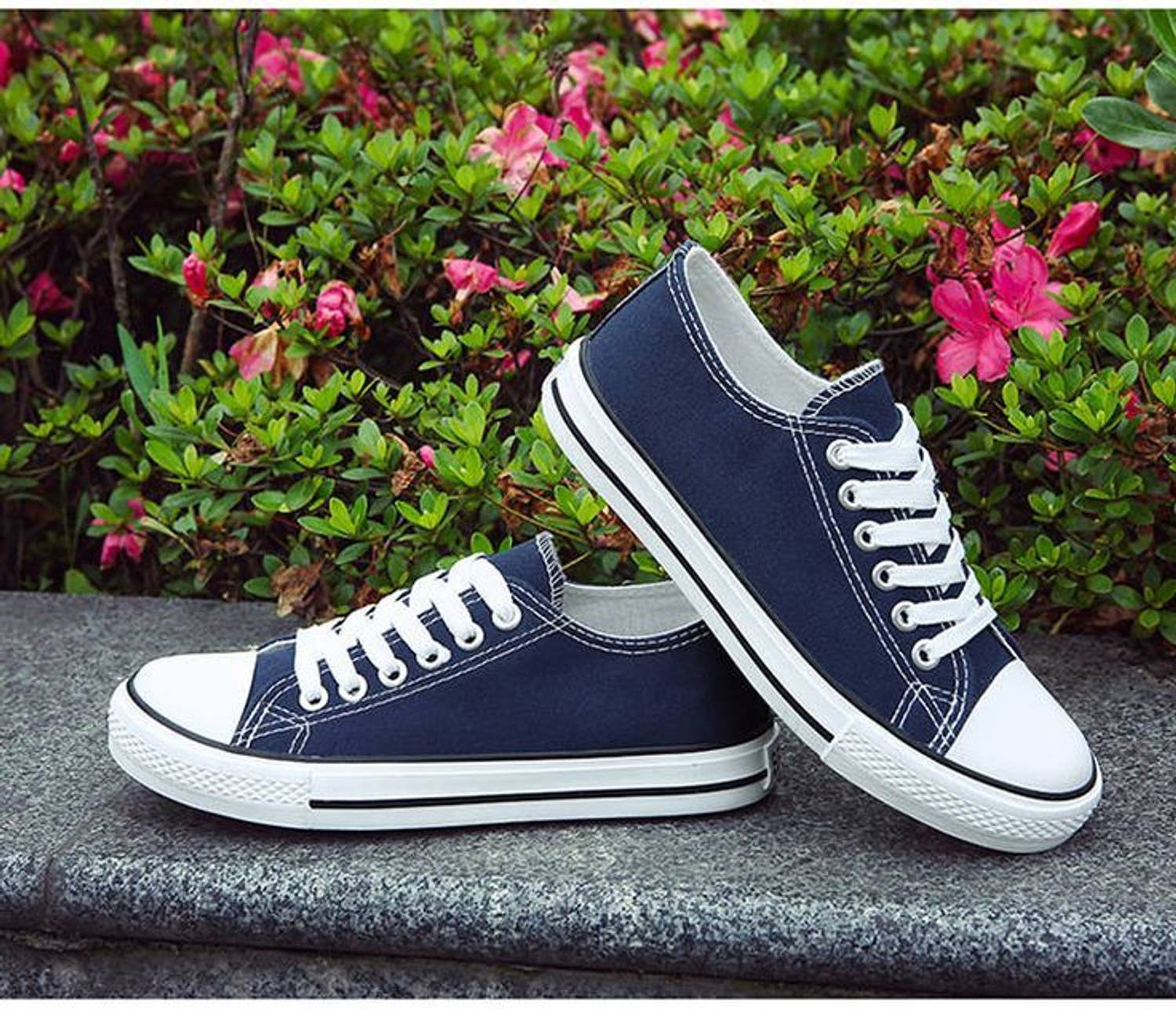 Jumpink Slip On Sneakers For Men Blue - Image 1