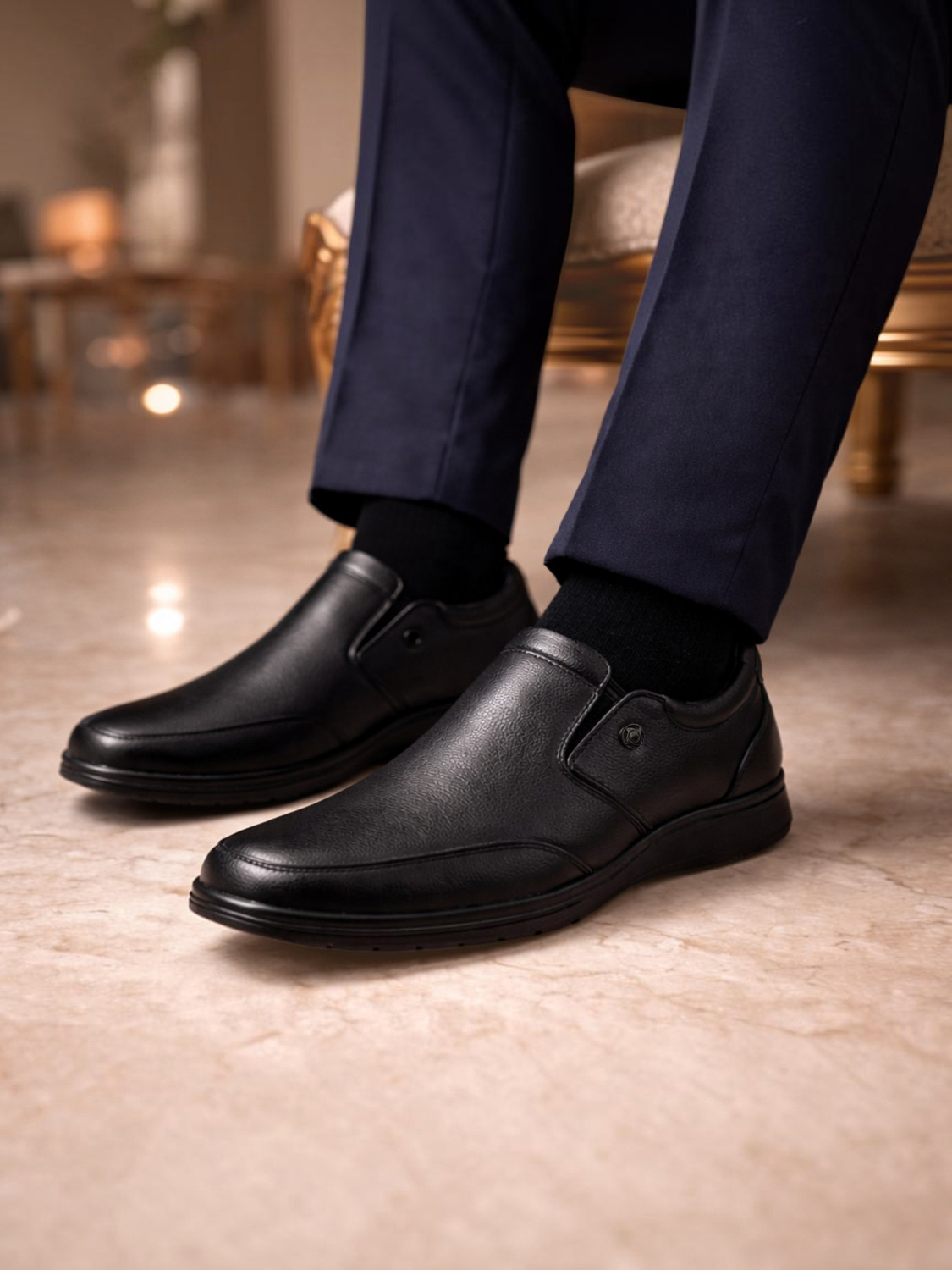 Image of Kraasa Classic Comfortable Stylish Formal Slip On Monks Slip On For Men