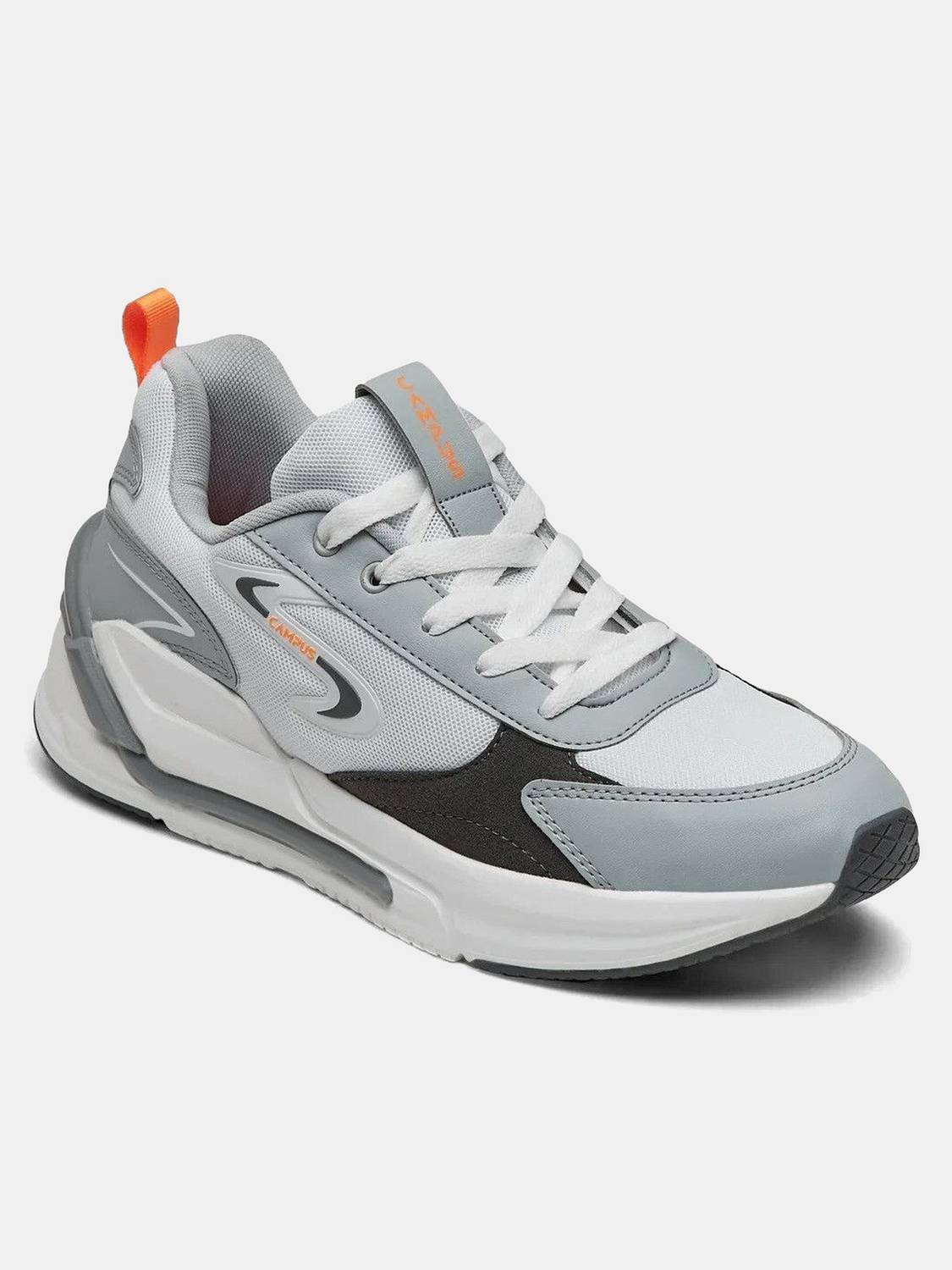 CAMPUS LEVEL Men's White Running Shoes - Image 3