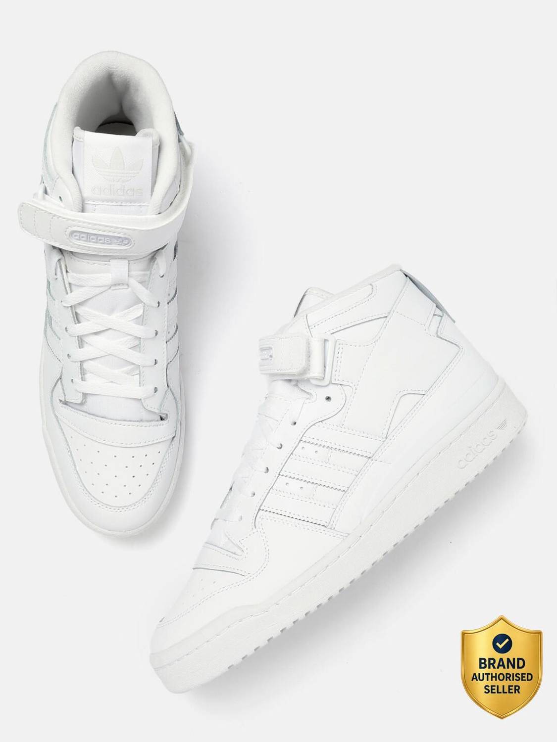 Adidas Originals Forum Mid Men's White Sneakers - Image 1