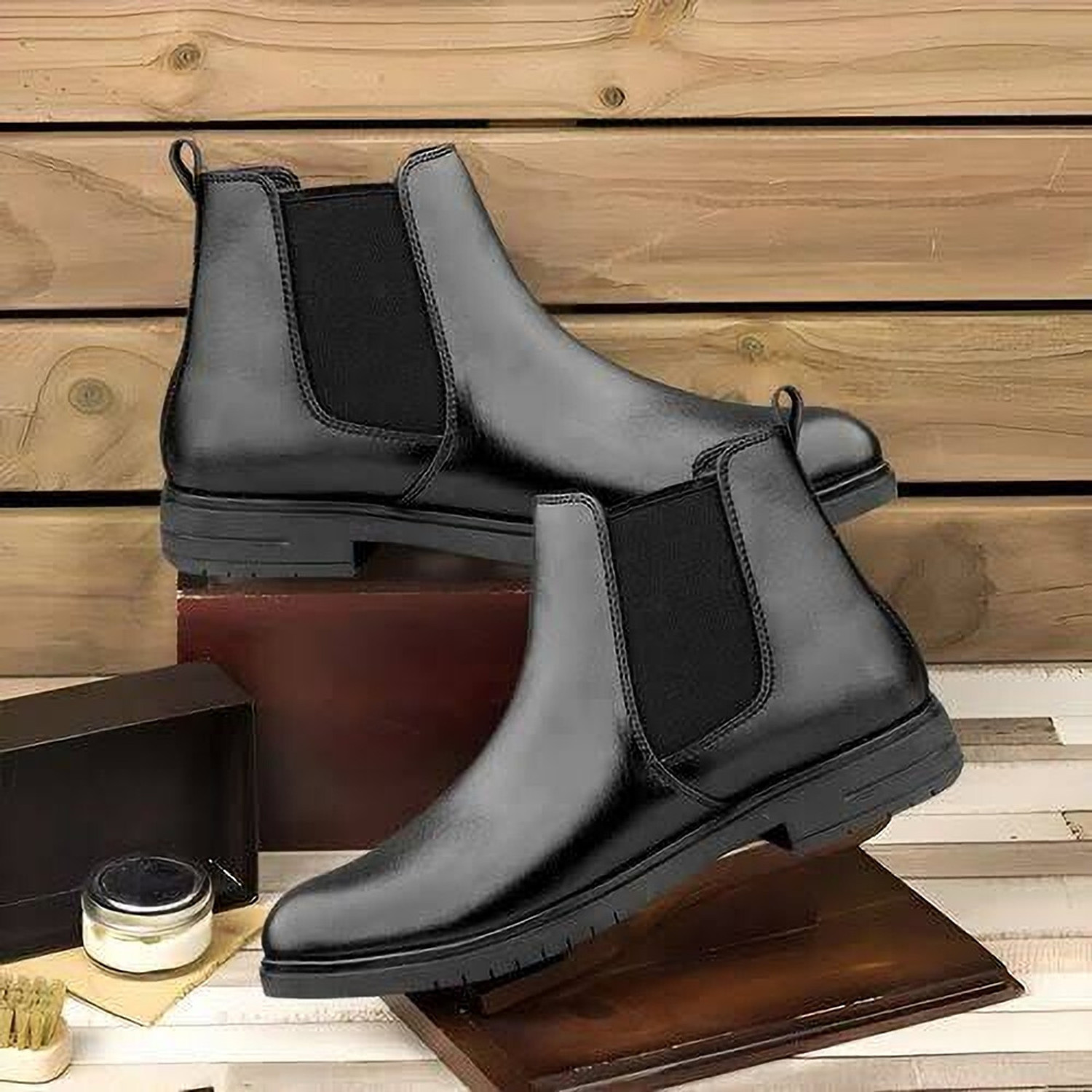 Image of Big Liner Premium Handmade Chelsea |Soft Cushioned Insole |Slip-Resistance Boots For Men