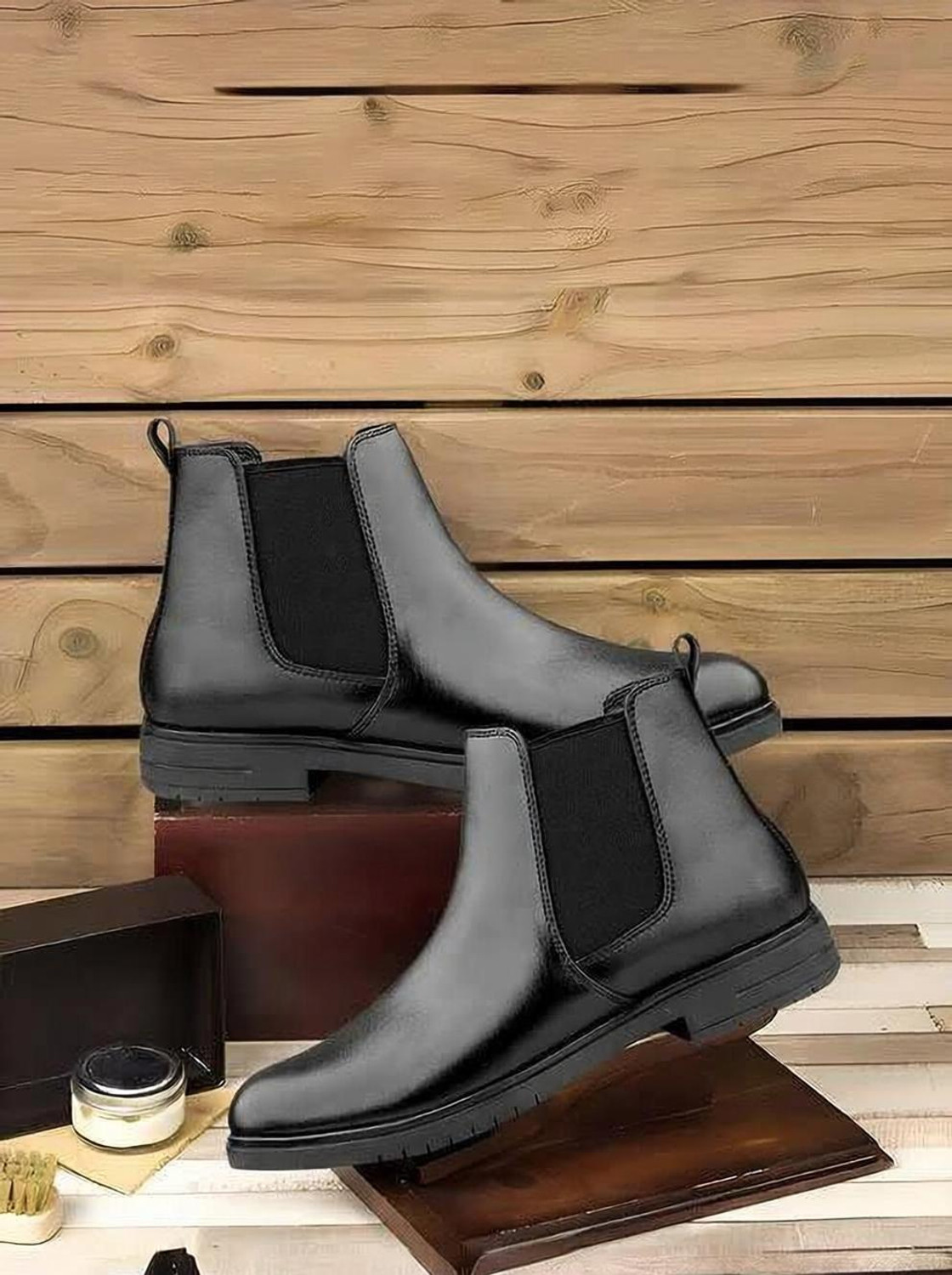 Image of Big Liner Premium Handmade Chelsea |Soft Cushioned Insole |Slip-Resistance Boots For Men