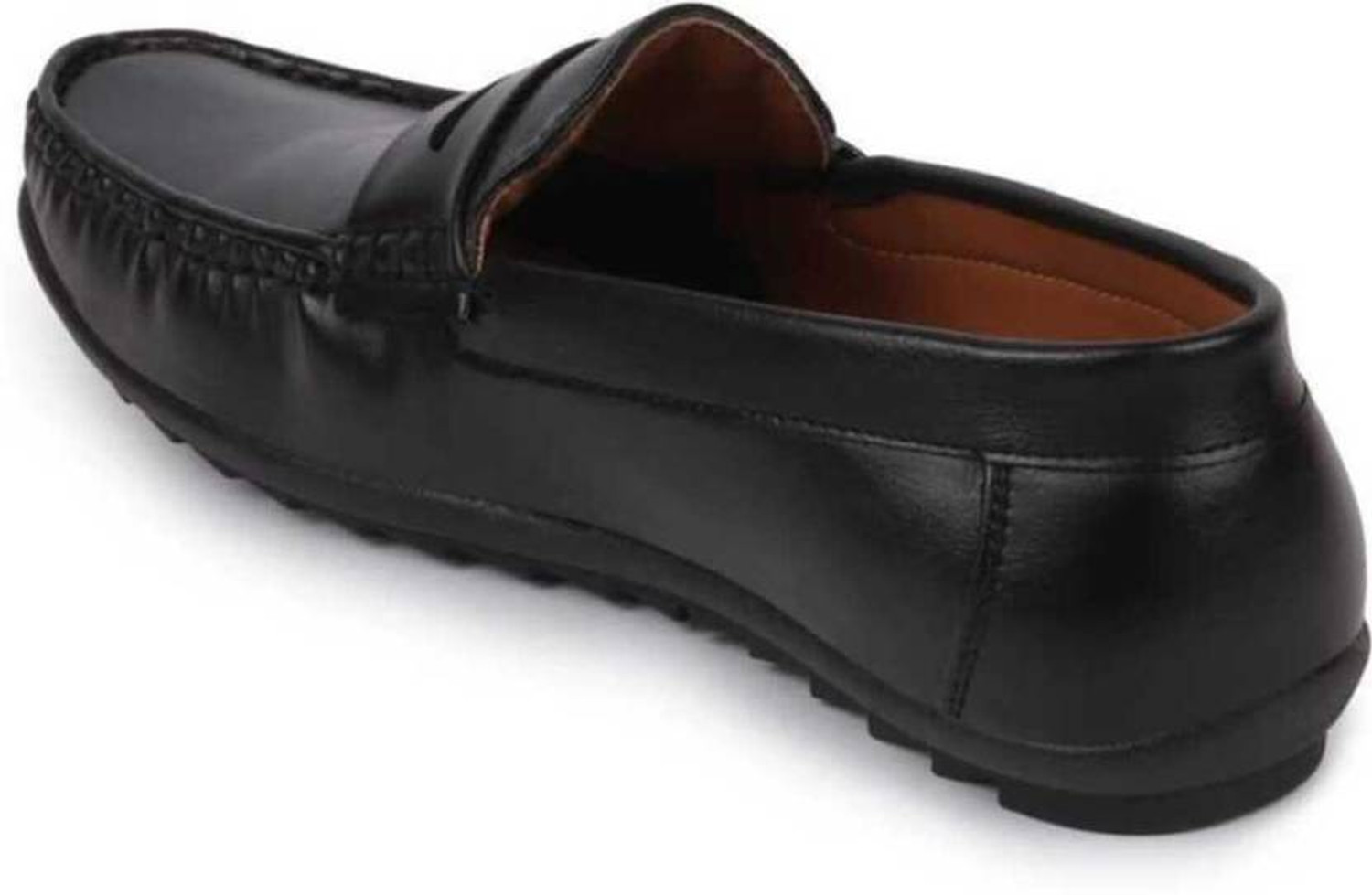 Image of Bata Formal Loffer Shoes Outdoors For Men (Black, 9)