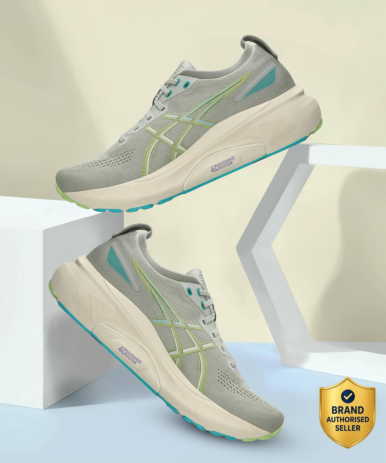 Asics GEL-KAYANO 31 Men's Green Running Shoes - Image 1