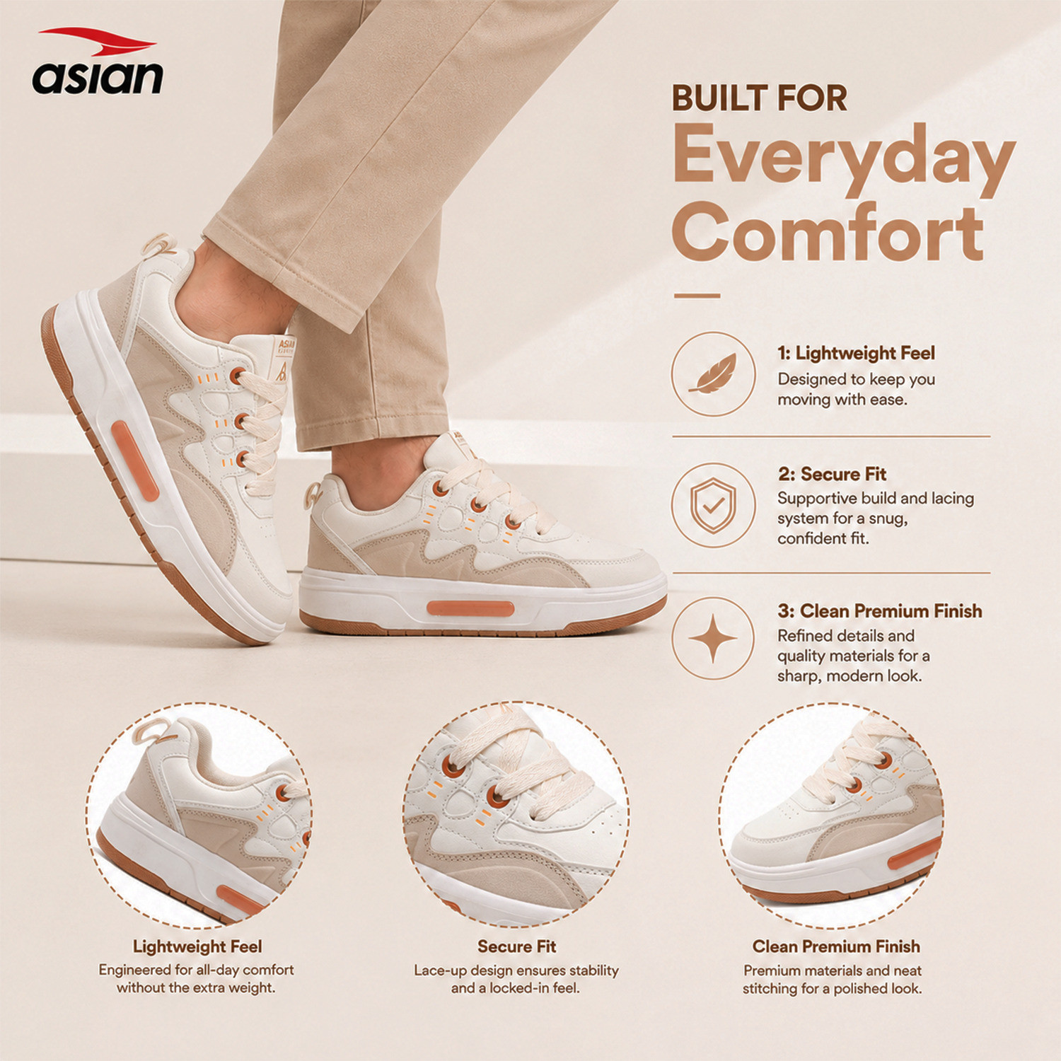 Image of asian Mojo-05 Sneakers for Men | Stylish, Premium & Lightweight Shoes for Boys Sneakers For Men