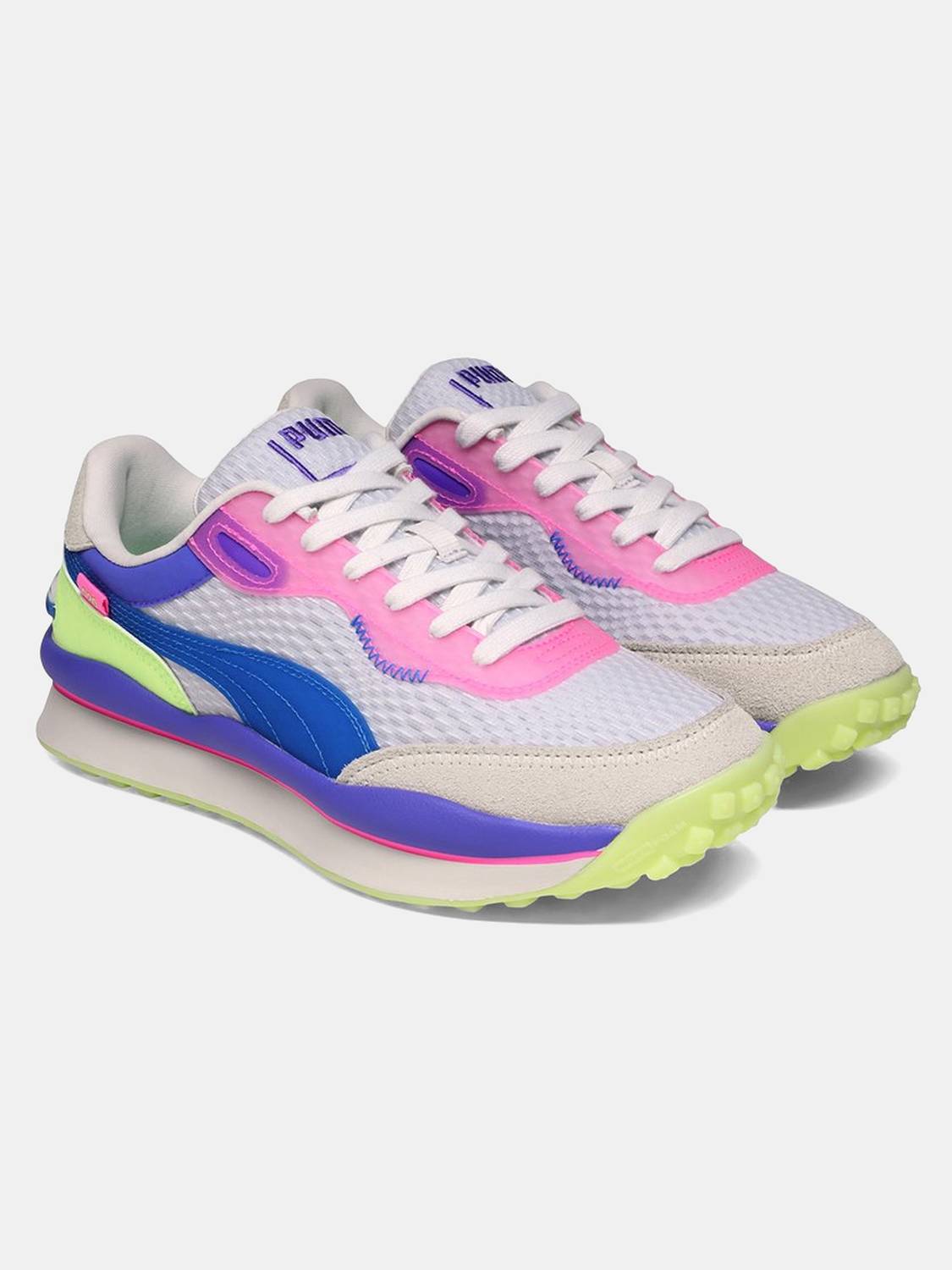 PUMA Style Rider Lumi Wns Sneakers For Women (Multicolor , 5)