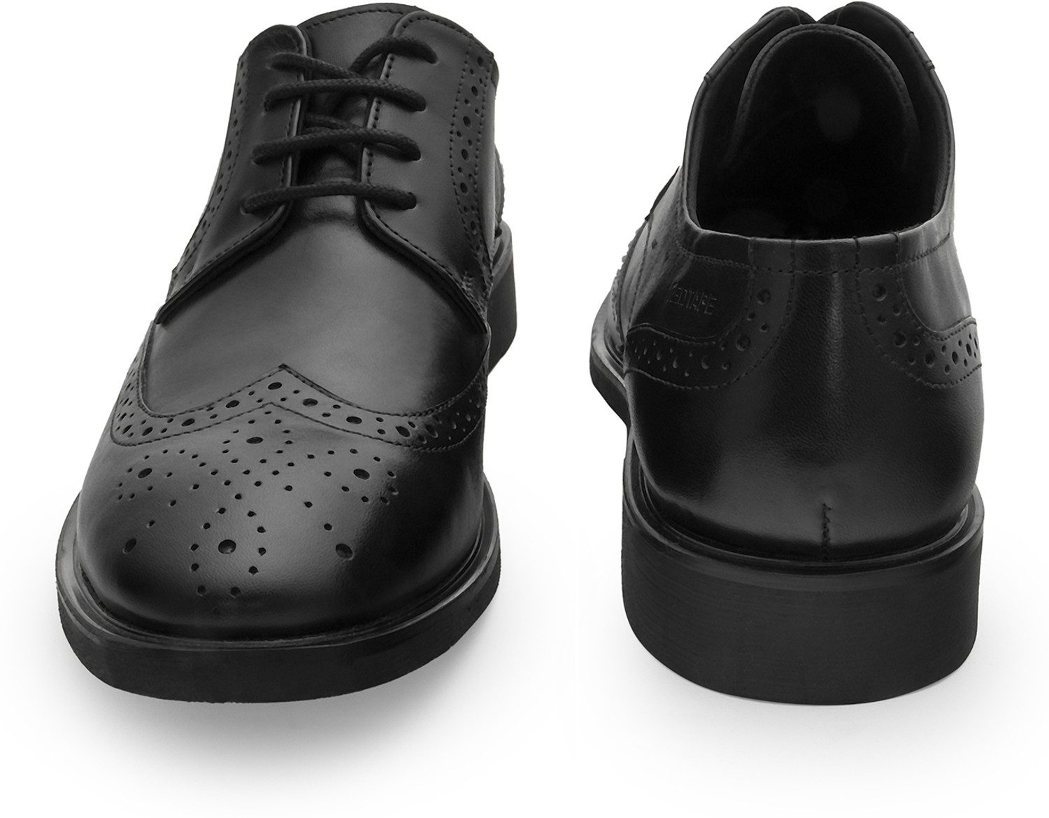 Image of RED TAPE Men's Leather Brogue Derby Shoes for Refined Daily Formal Style Derby For Men