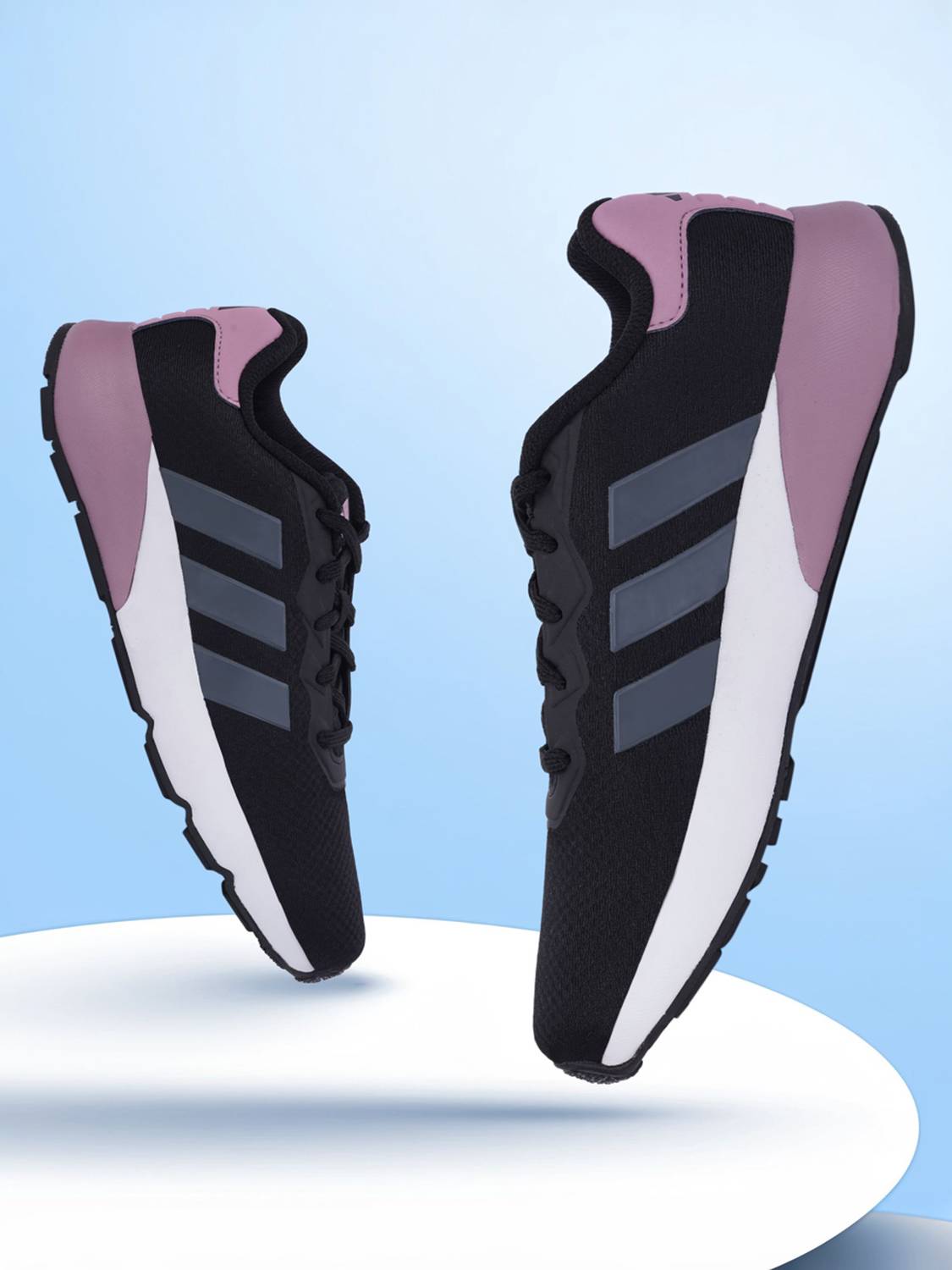 adidas Amalgo W Running Shoes For Women (Black , 8)