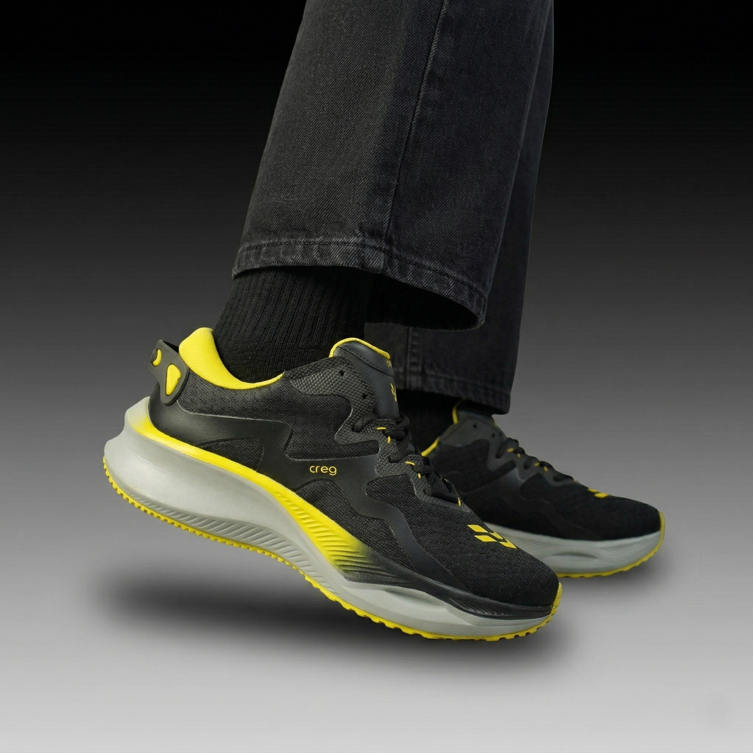 Image of creg CREG Men's LEGEND-01 Lightweight Sports Shoes | Casual Sneakers for Men Casuals For Men