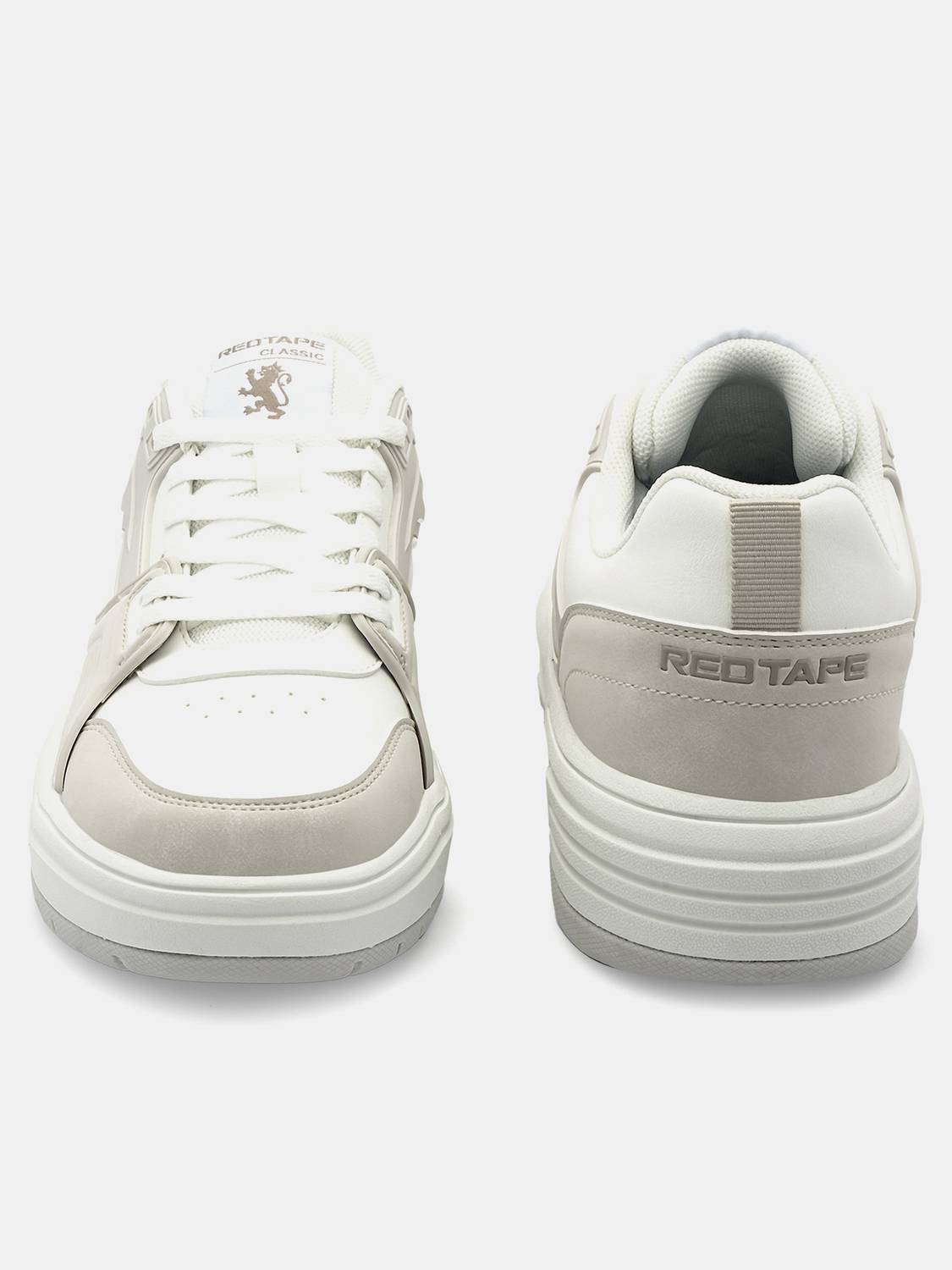 RED TAPE Men's Red Lifestyle Sneakers - Image 4