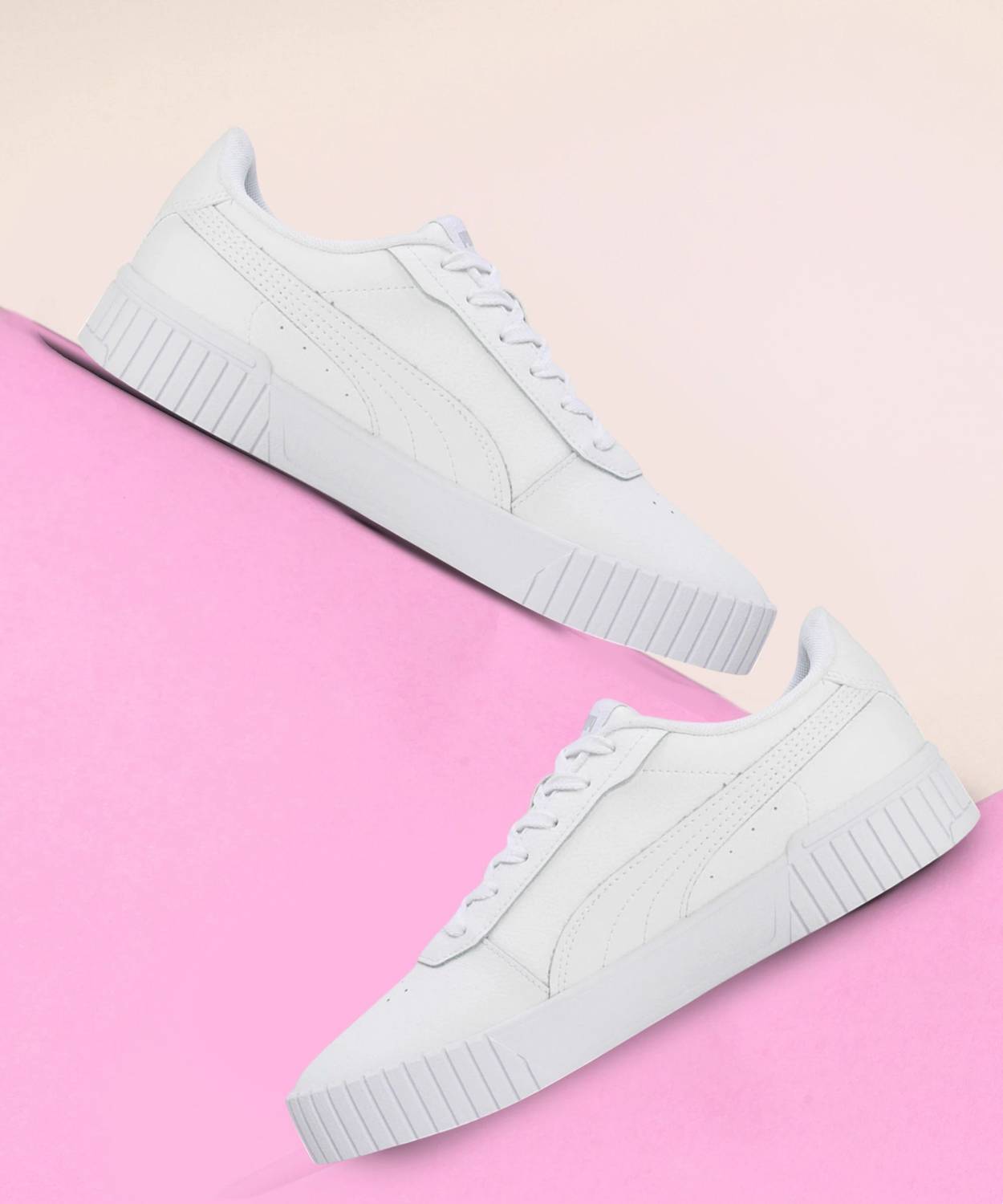 PUMA Carina 2.0 White Sneakers For Women - Image 4