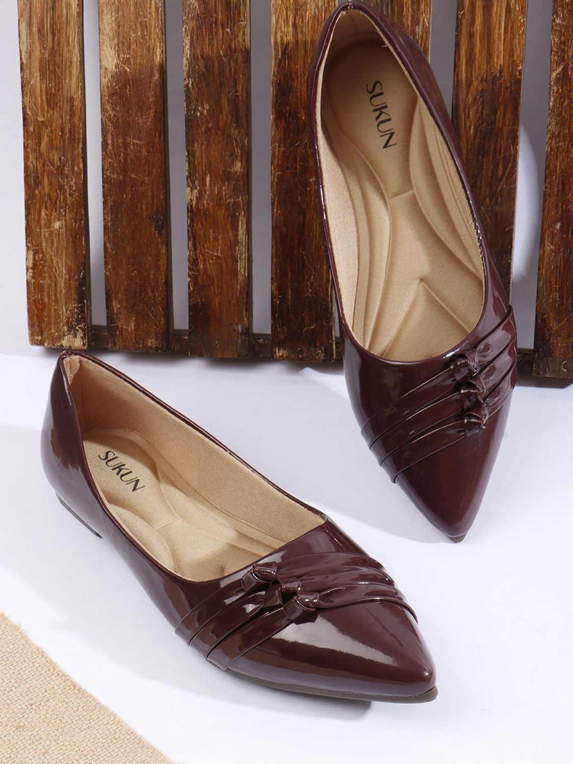 Image of SUKUN Stylish Lightweight Slip-On Comfortable for Office, Party & Daily Wear Women Bellies
