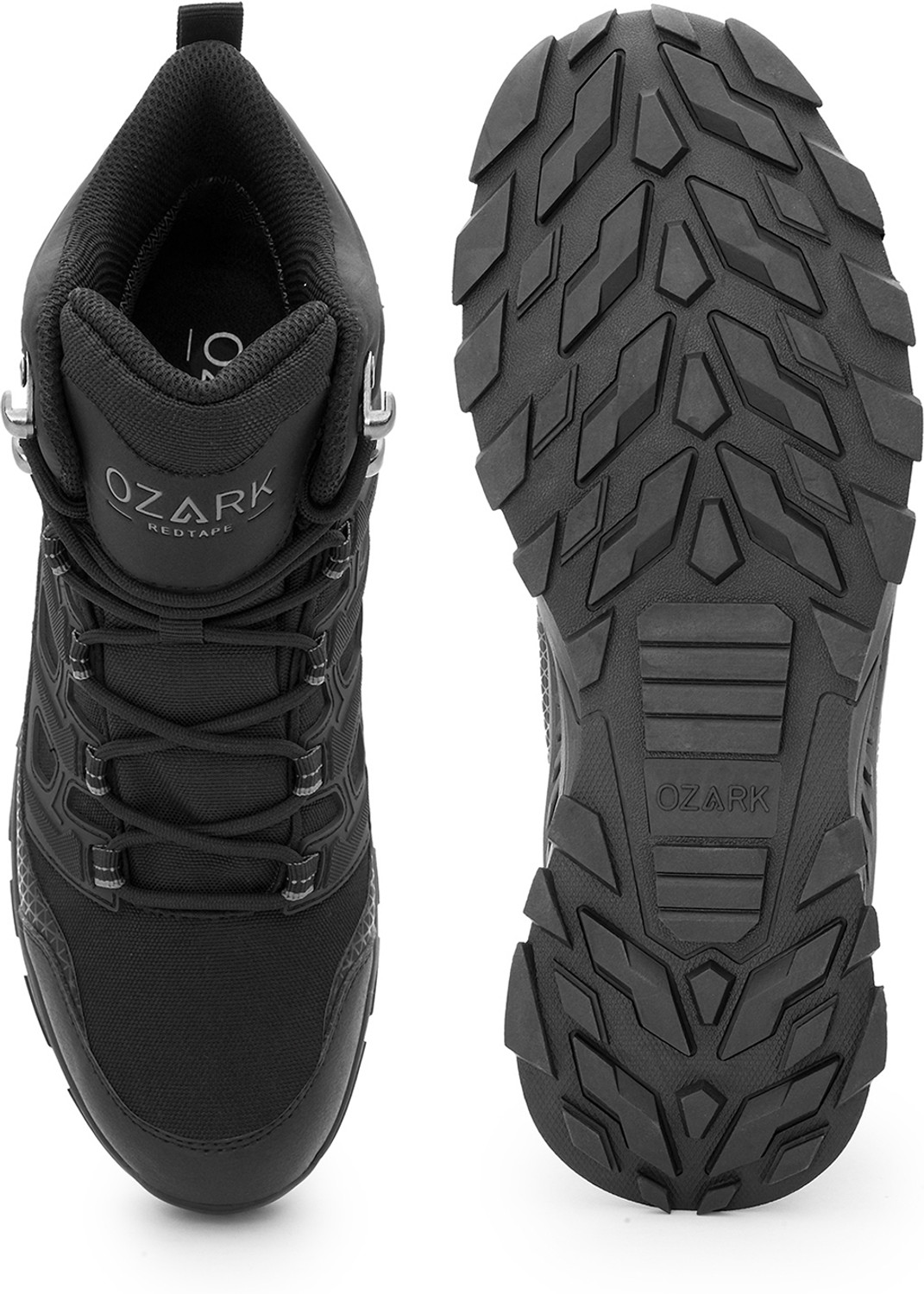 Image of Ozark By Red Tape High-Top Outdoor Hiking & Trekking Shoes For Men
