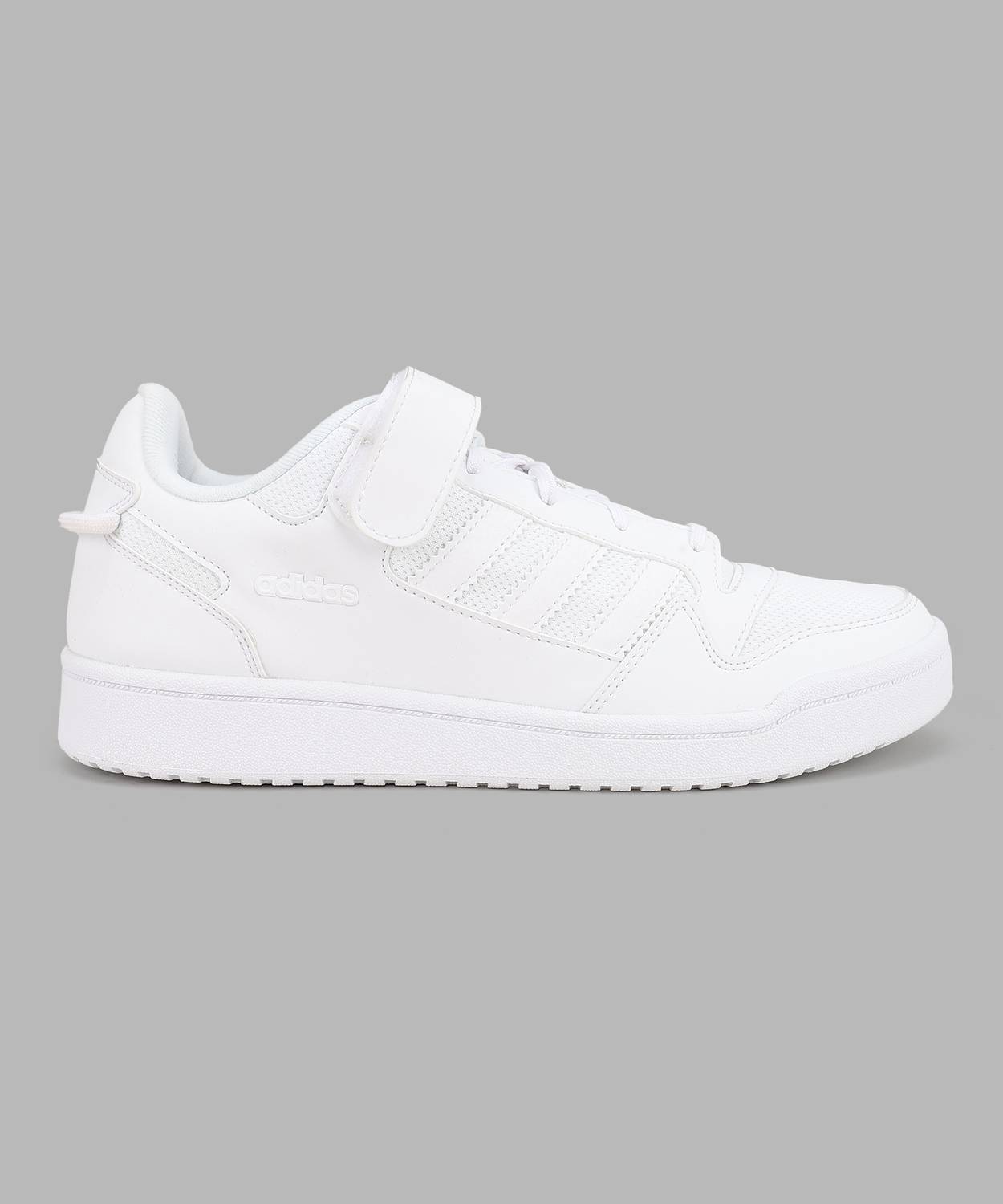 Adidas Heather Low White Sneakers For Men - Image 3