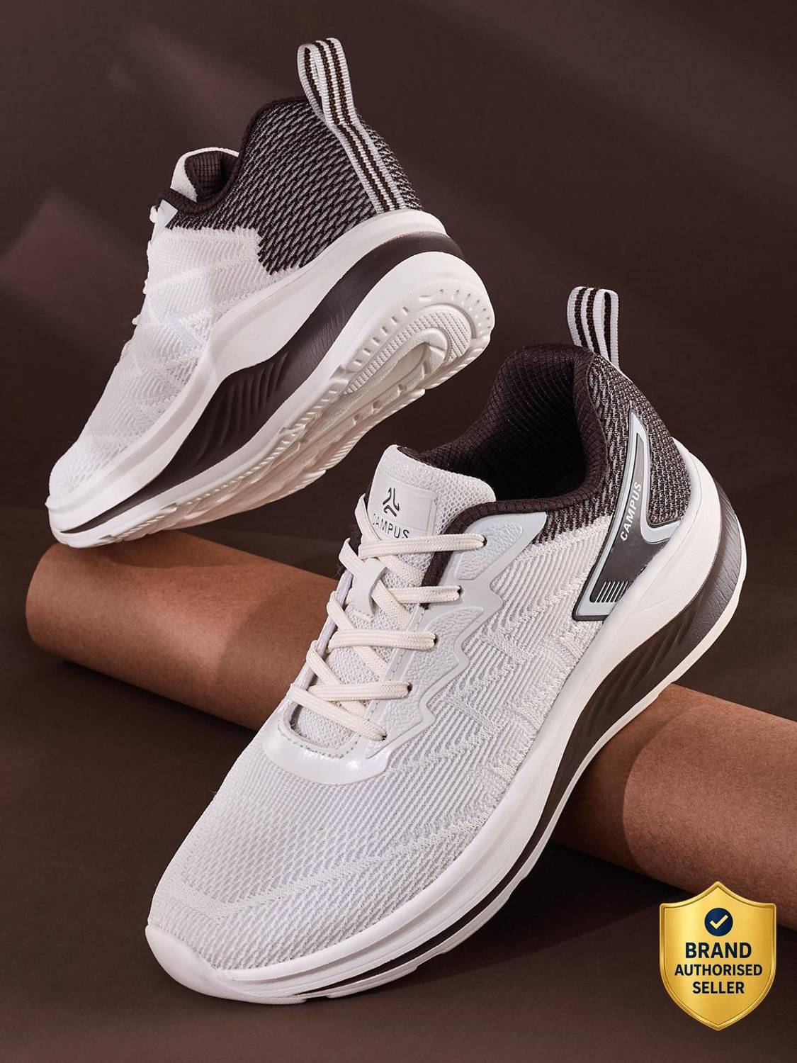 CAMPUS FYBER Running Shoes For Men White