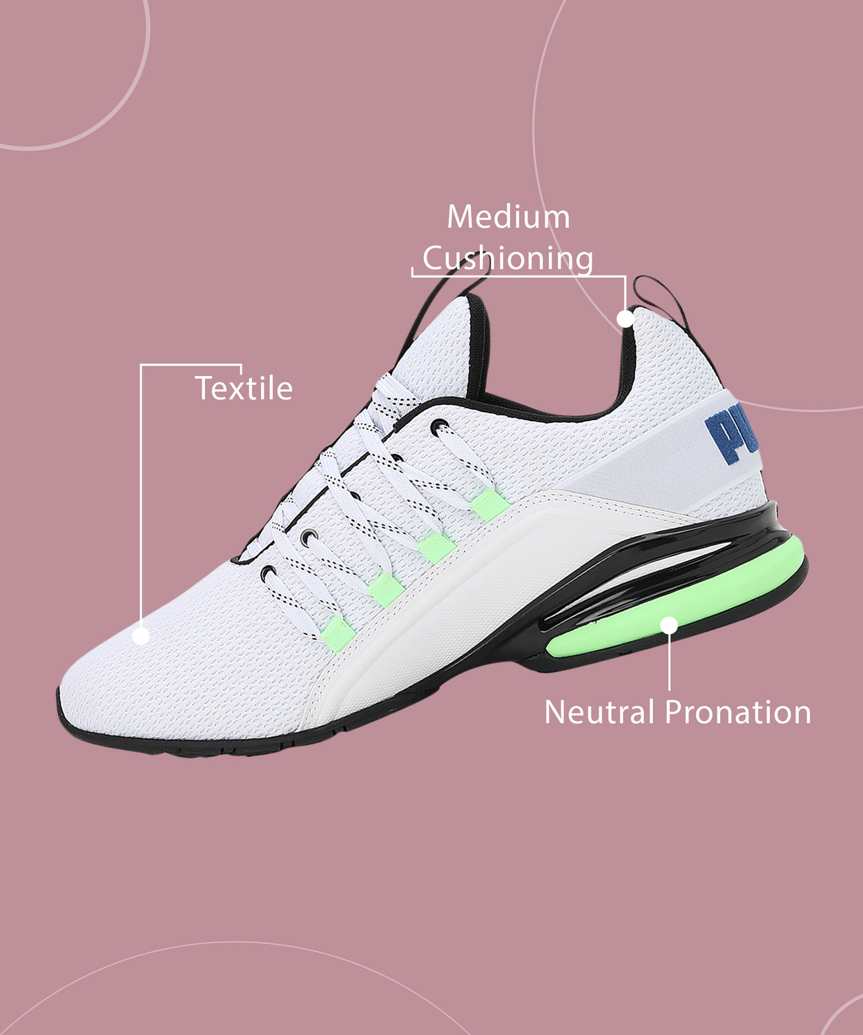 Image of PUMA Axelion Refresh Running Shoes For Men