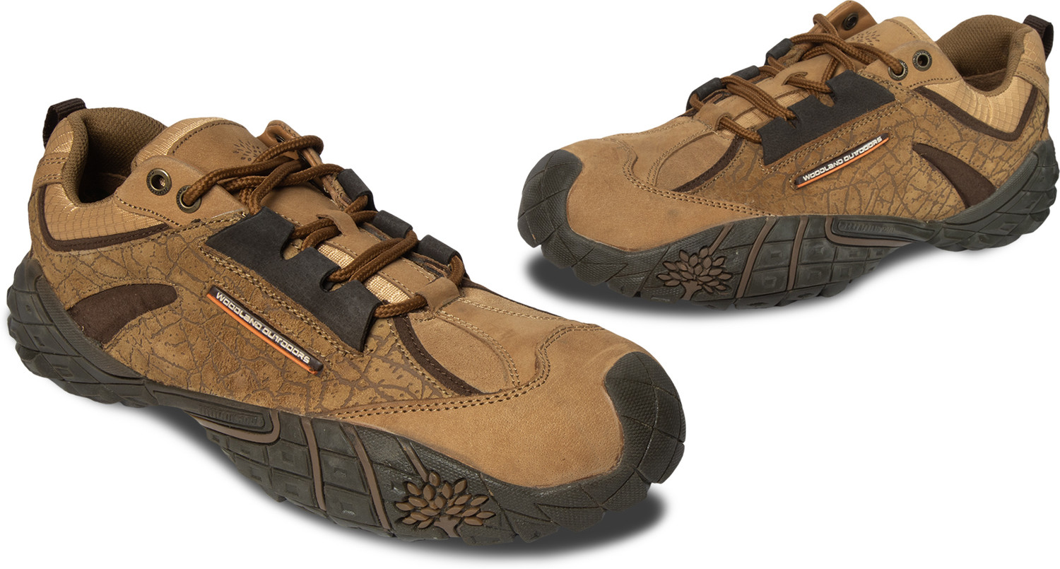Image of WOODLAND Lace Up Lightweight Breathable Comfortable Daily Use Casuals For Men