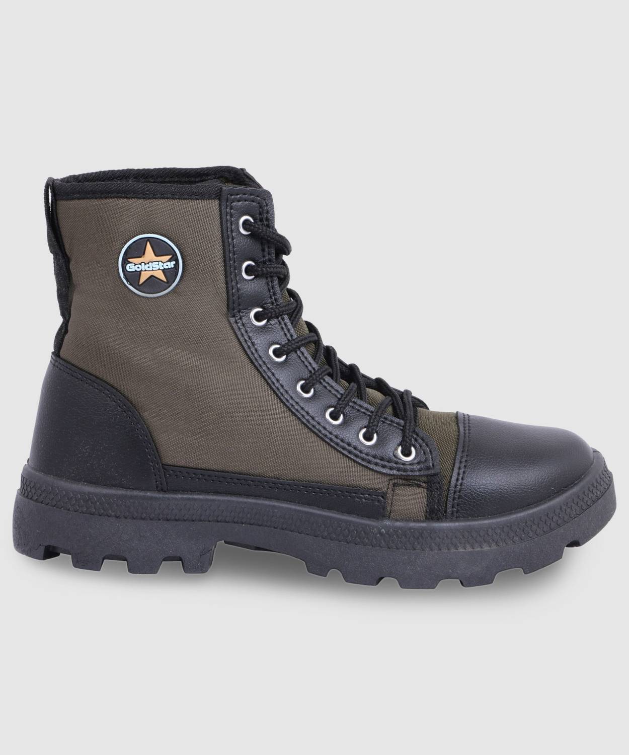 GOLDSTAR PVC'JB Boots For Men Green - Image 5