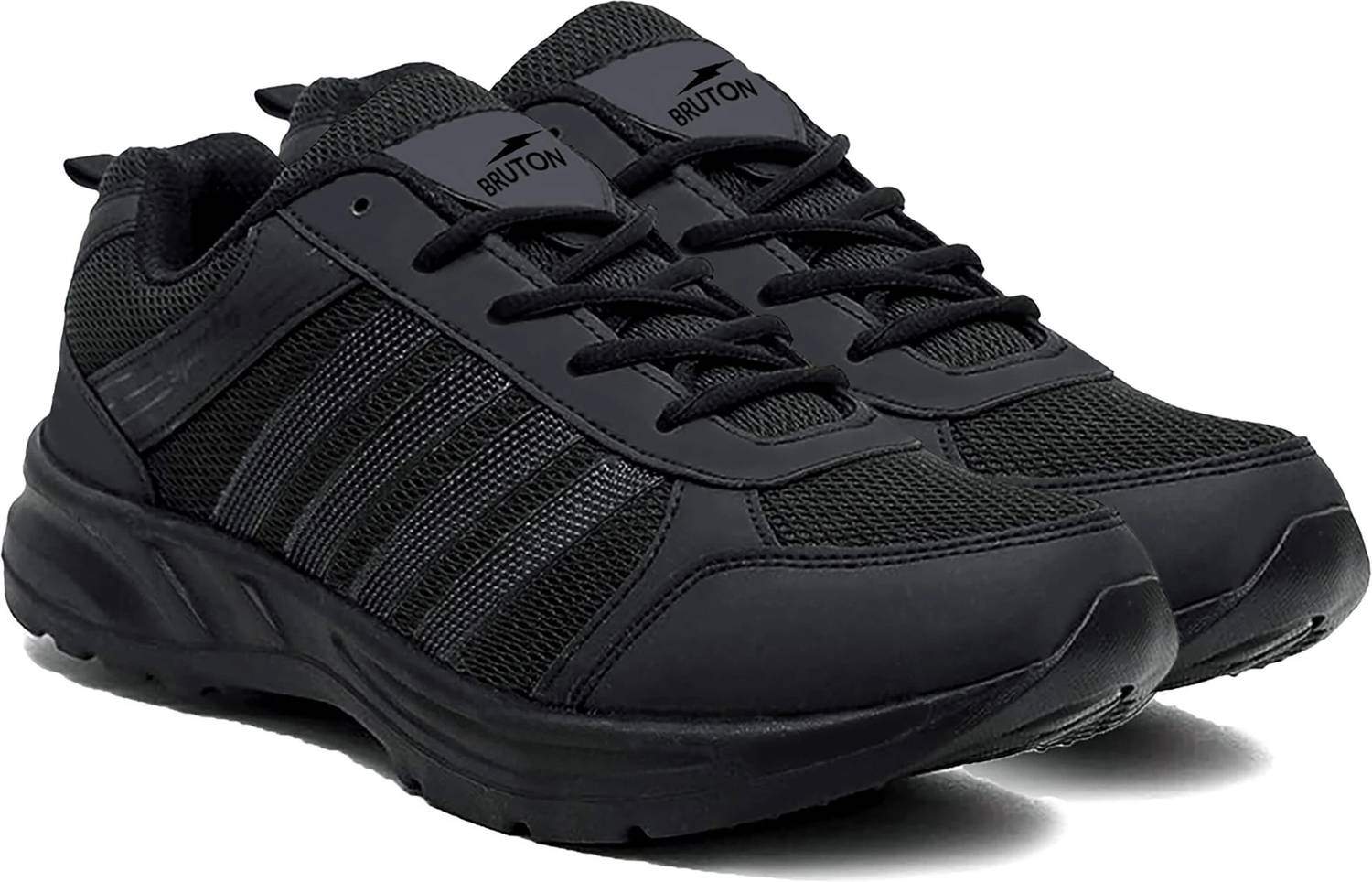 BRUTON Lite Sports Shoes For Men Black - Image 2